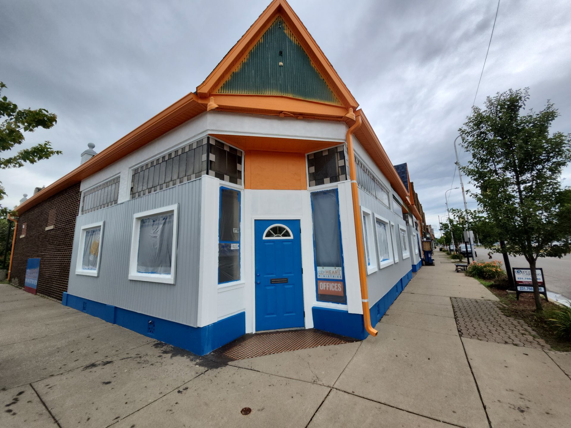 Exterior color change and Epoxy floor. by Gordon Painting