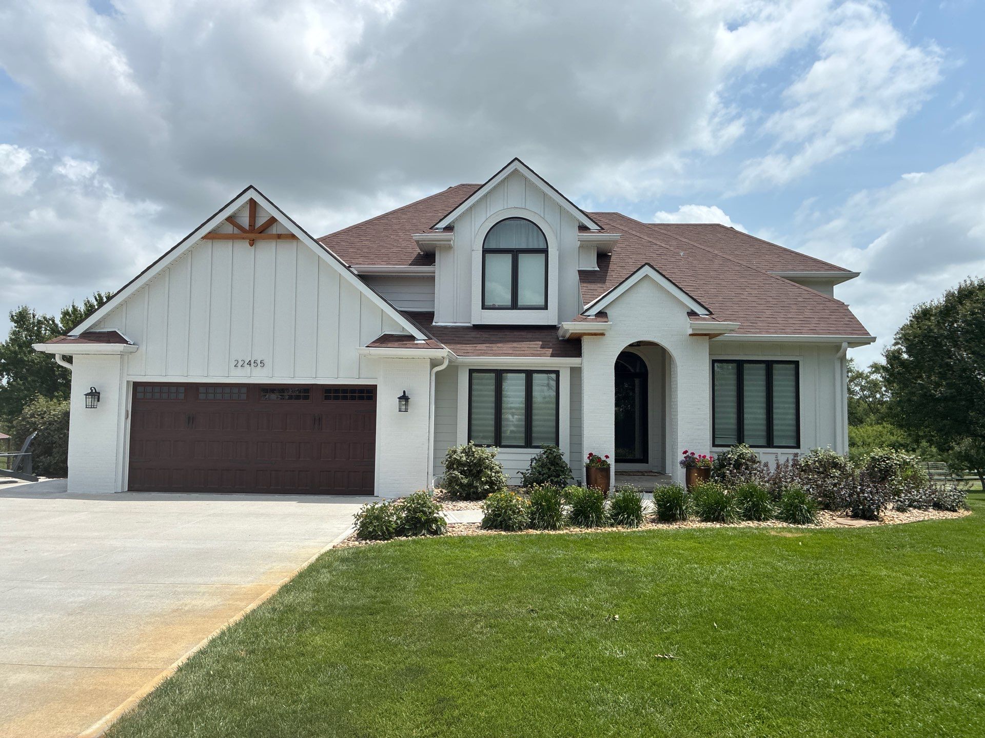 James Hardie Arctic White Siding Replacement in Gretna by Carps Complete Exteriors 