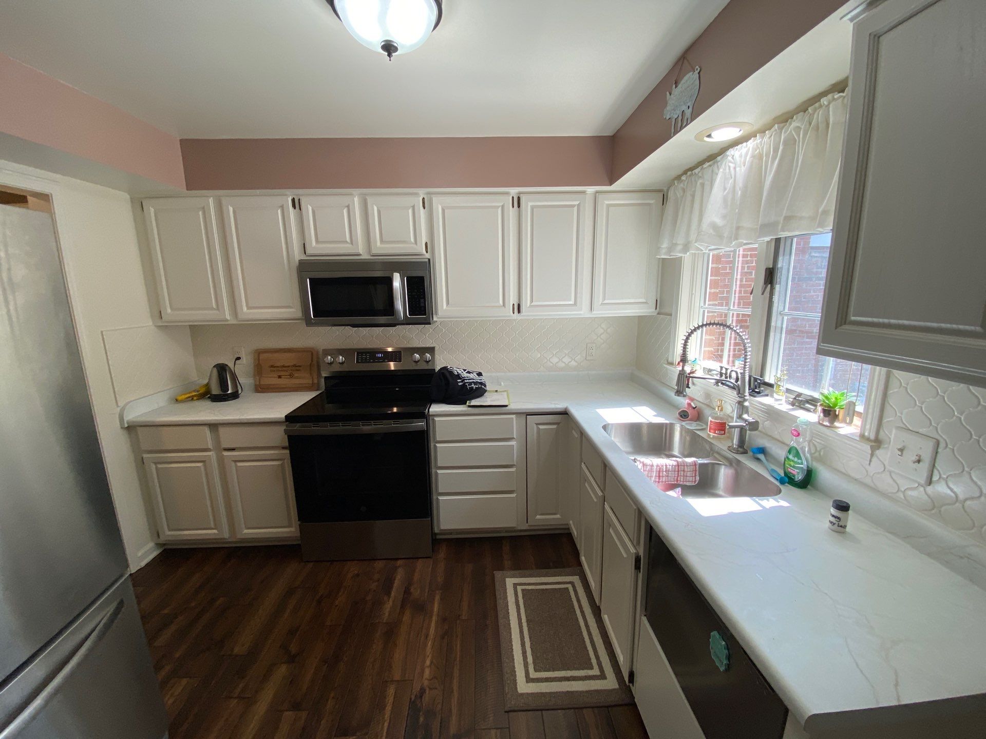 Oak Cabinet Refinishing Upgrade in Clinton Township by Top Shelf Painter