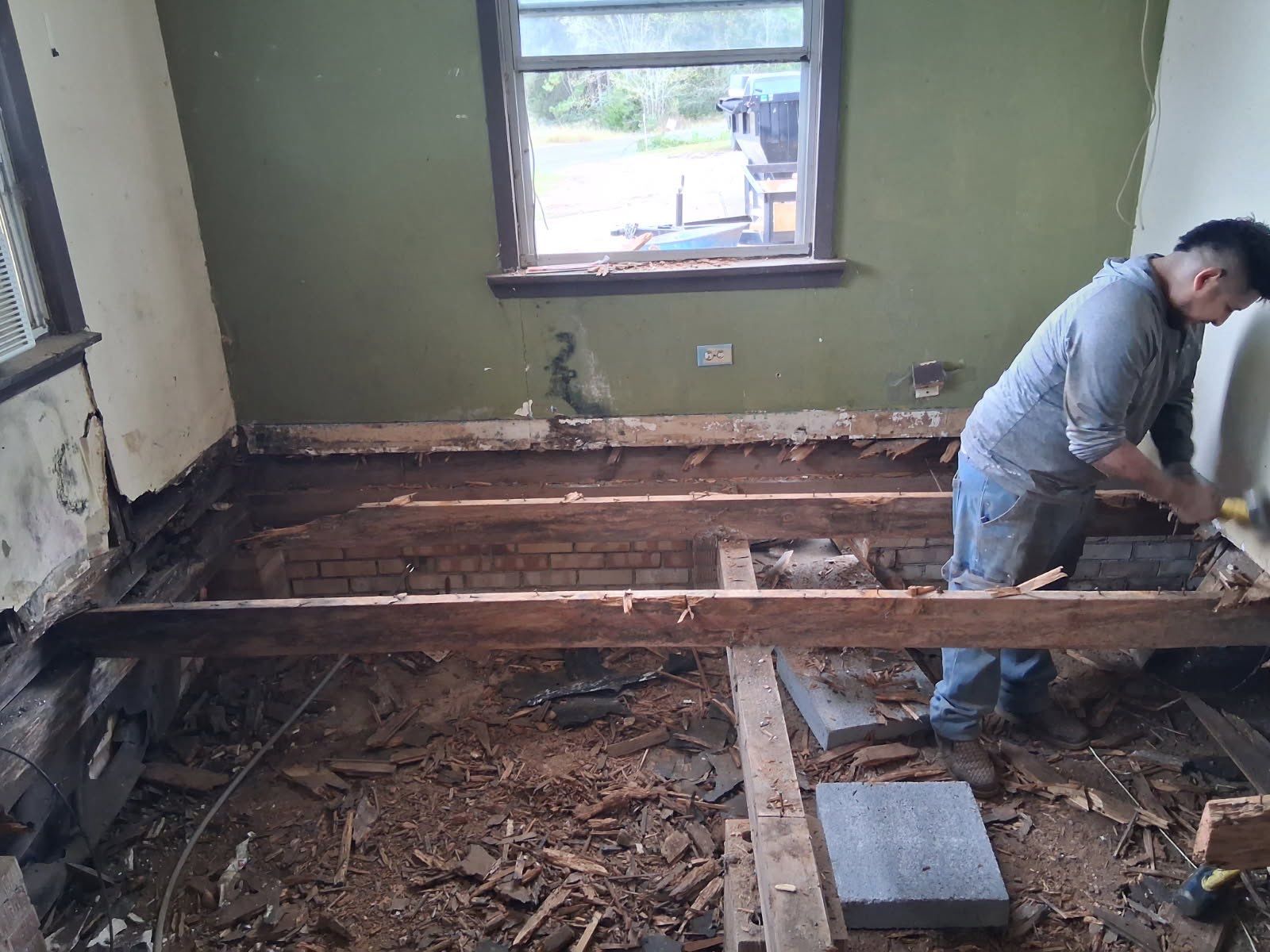 Replace Home floor and foundation rotted out - Crocket Texas by Harden Enterprise Services LLC