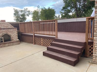 Deck Installation using Trex