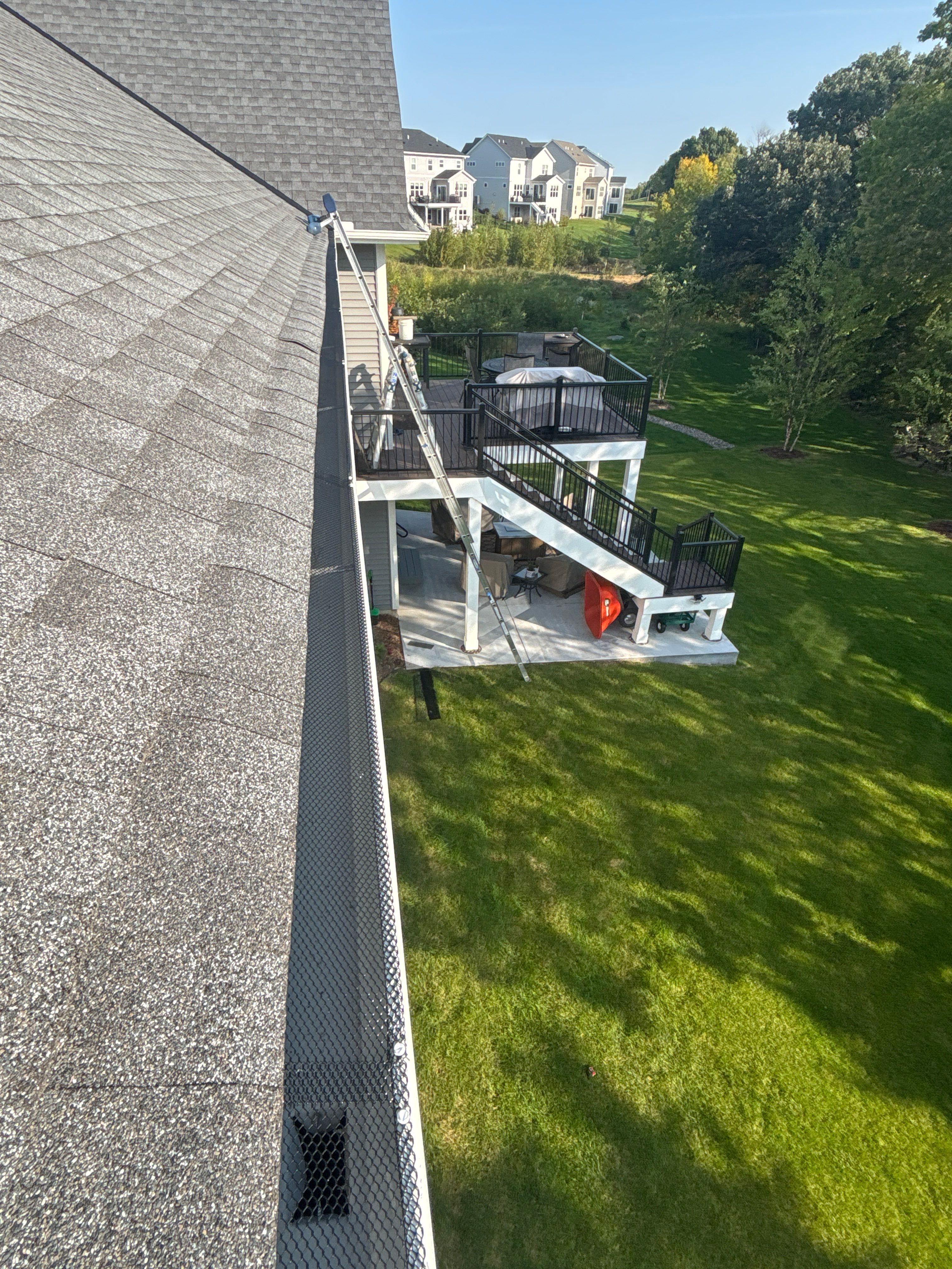 Black Steel Screen Gutter Protection Installation – Dayton, MN by Next Level Seamless Gutters / Exteriors Inc.