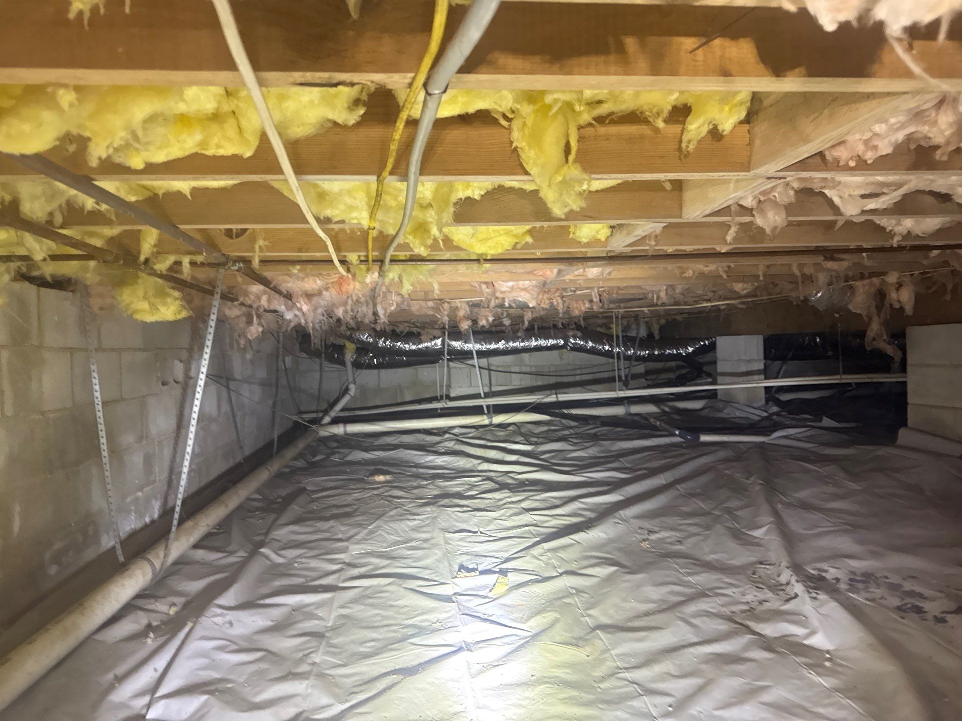 Project in Williamsburg by Patriot Crawl Space Repairs