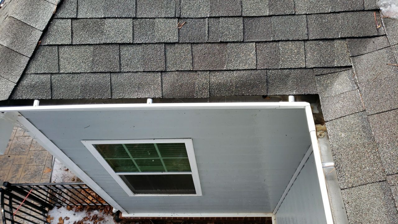Gutter Cleaning using water by Power Wash Masters LLC