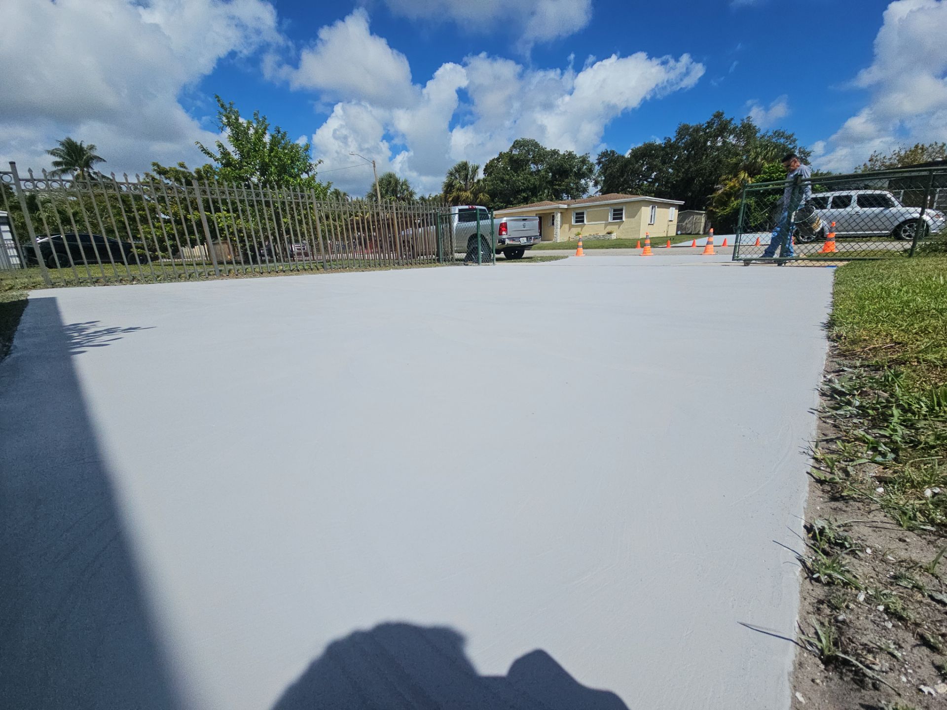 Painted Driveway by Seamless Surfaces