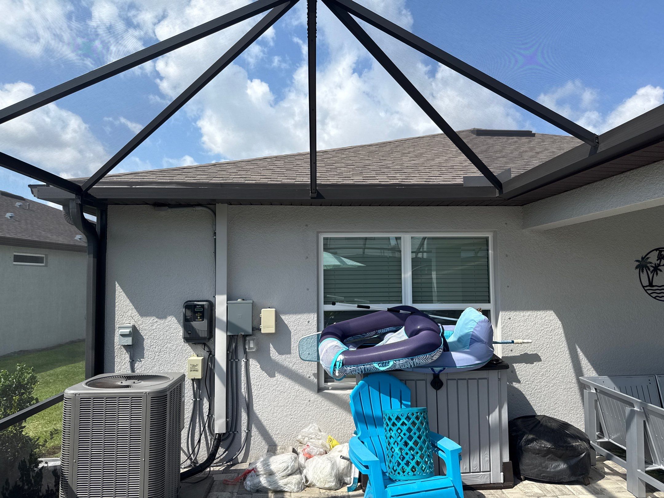Paver Pool Deck & Screen Enclosure Cleaning – North River Ranch, Parrish, FL by Sunshine AquaWash