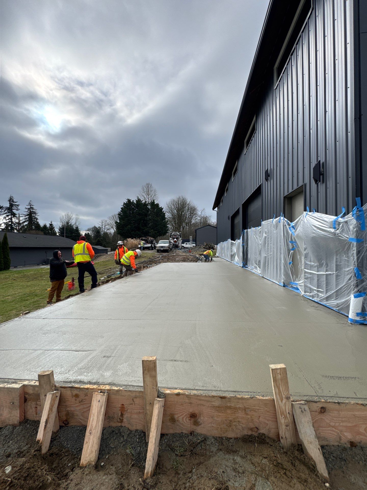 Concrete Walkway Surround and Front Patio | Snohomish  by Jireh Asphalt & Concrete Inc 
