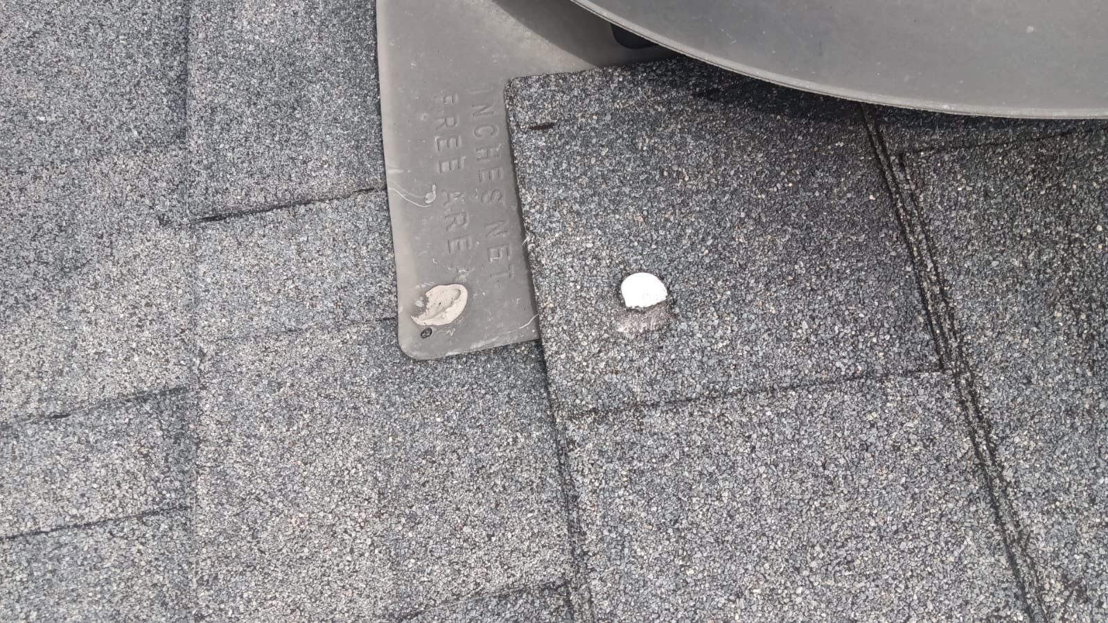 Hail Damage using Owen's Corning Duration (Lifetime) Shingles by Roof Repair Company