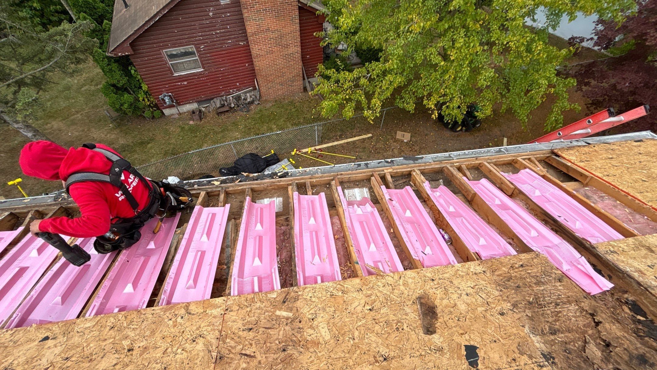 Roof Replacement using Owens Corning Onyx Black by 180 Contractors