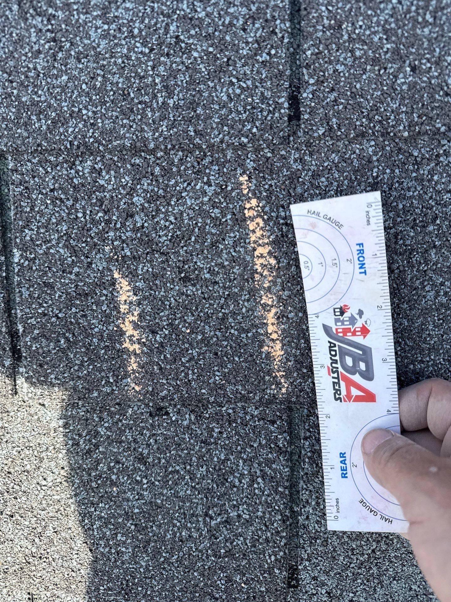 Roof replacement by hail damage by Just Brilliant Restoration JBR