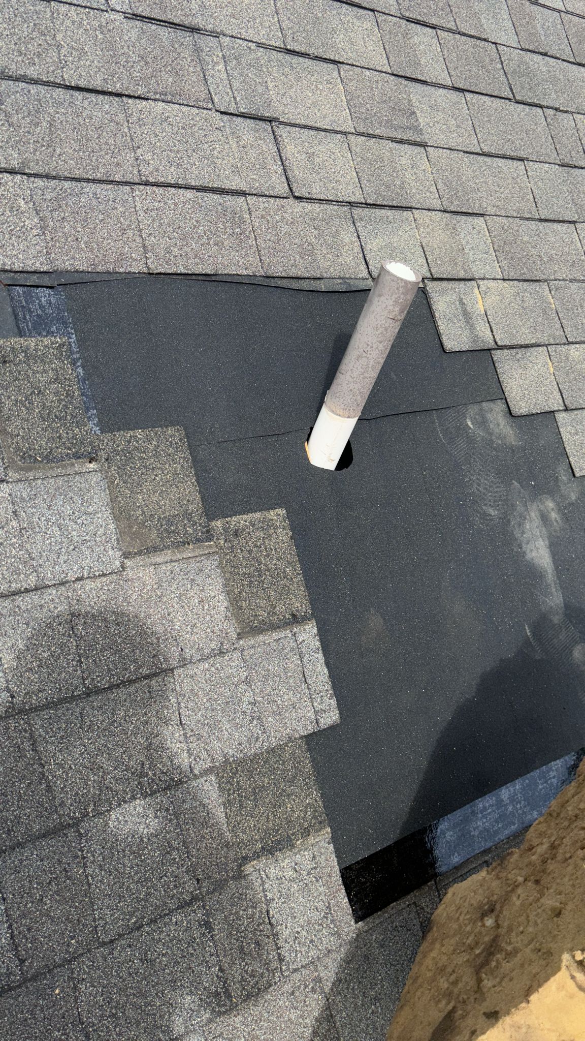 Hail Damage using Owen's Corning Duration (Lifetime) Shingles by Roof Repair Company