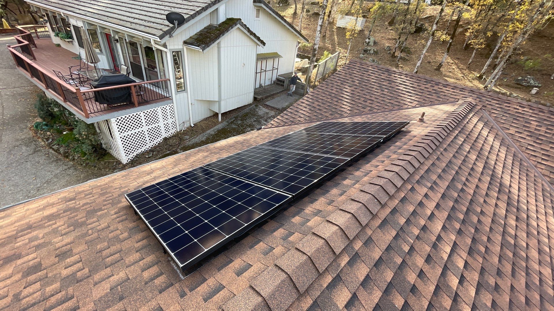 Solar Panel Installation using Solar Panels by Byers Enterprises 