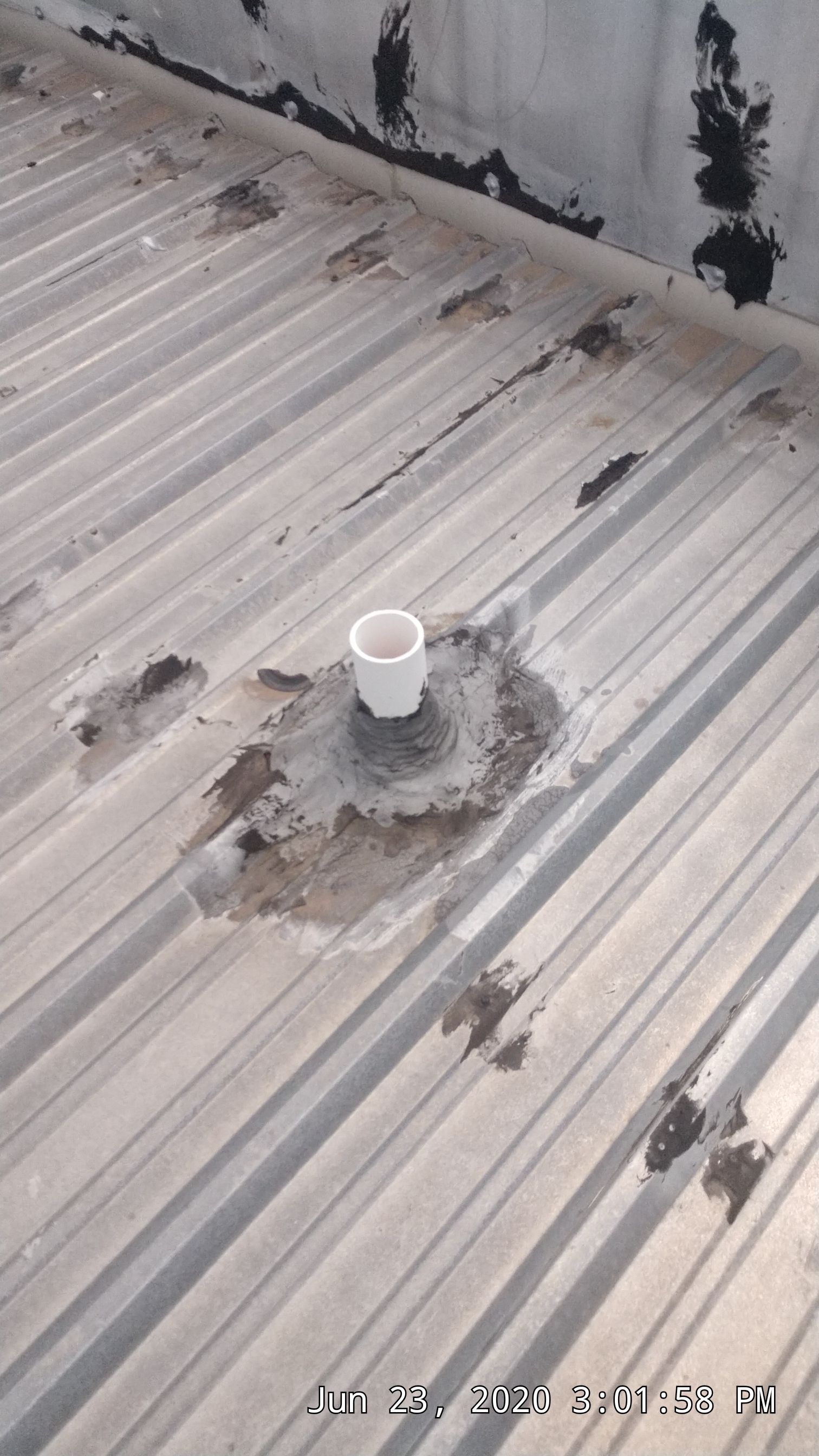 Commercial Metal Restoration System using Aldocoat Coatings by Hostetler Roofing