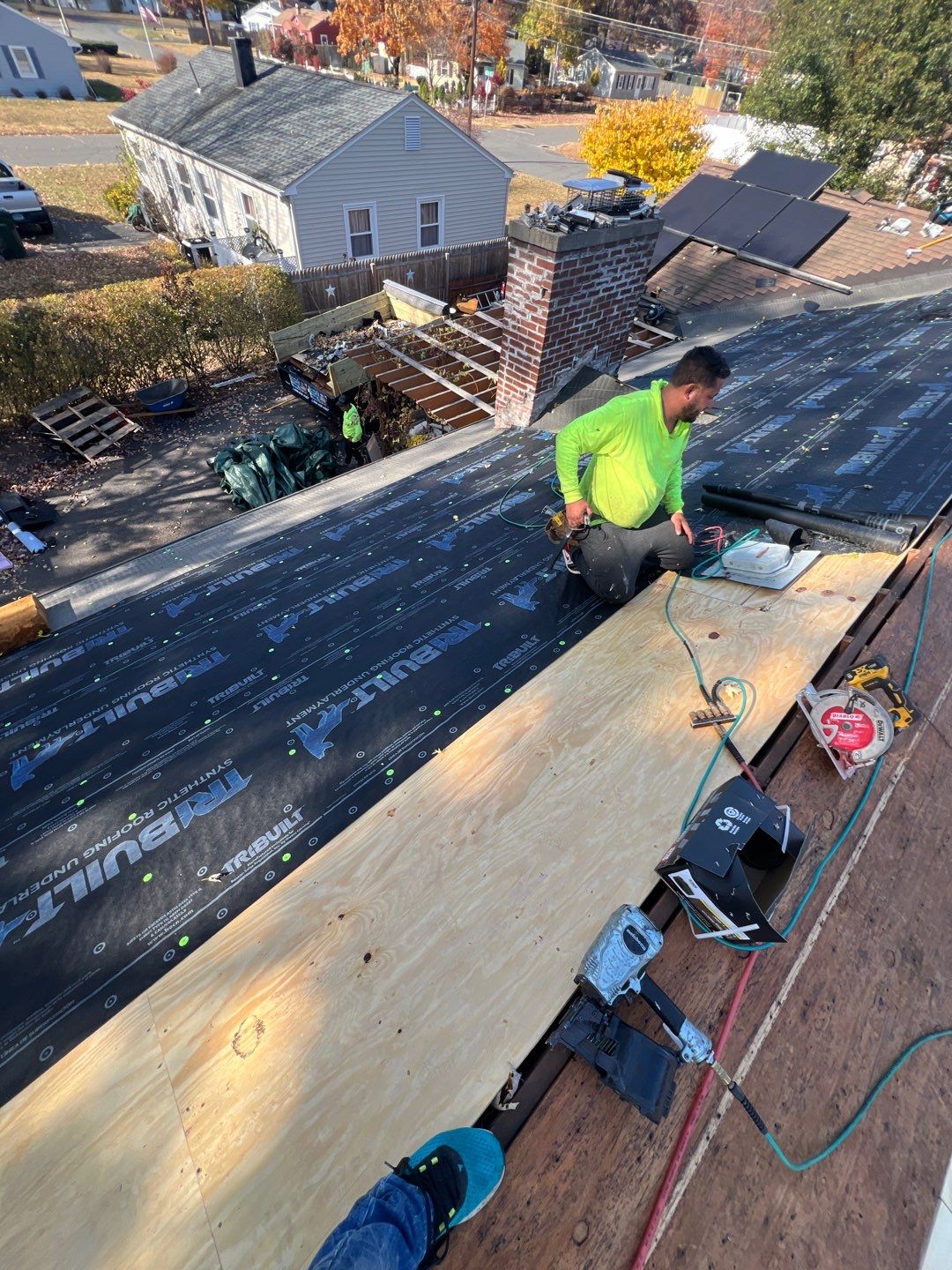 Autumn Brown Shingles by Reimagine Roofing