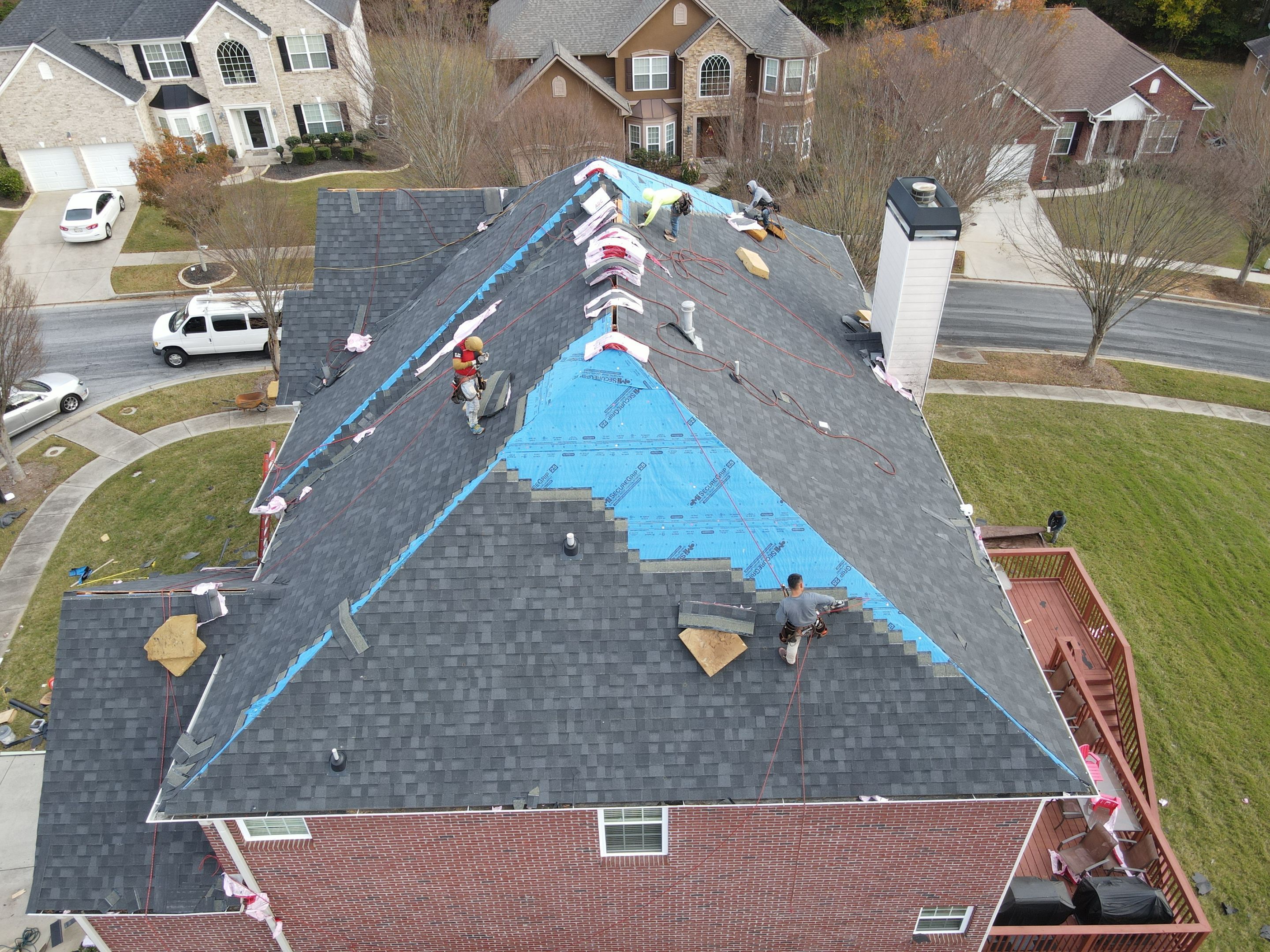 Residential Roofing Installation using Owens Corning by Inspector Roofing and Restoration