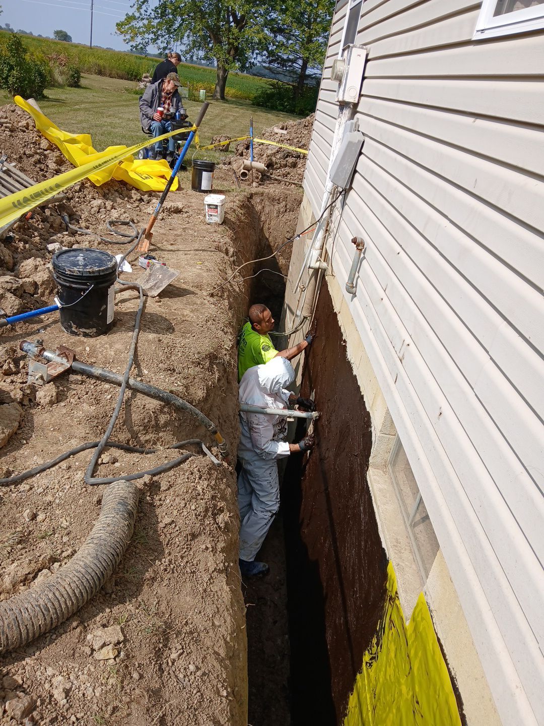 Exterior Waterproofing & Embedded Fiber Reinforcements by Toledo Basement Repair