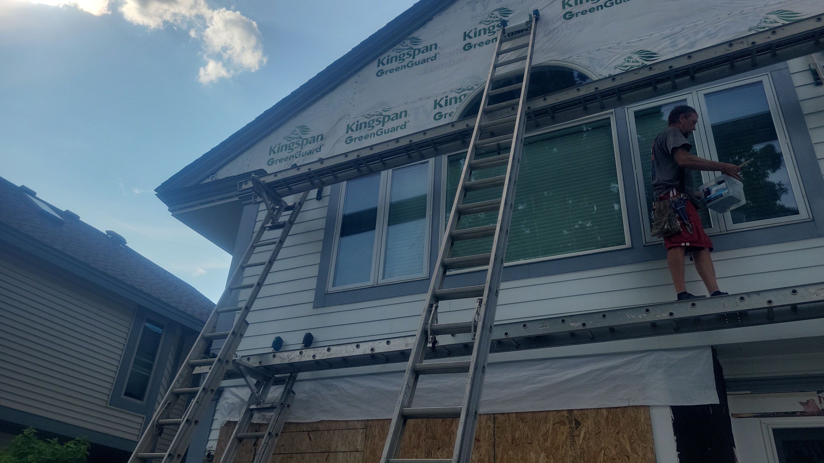 Siding Replacement using James Hardie Siding by 180 Contractors