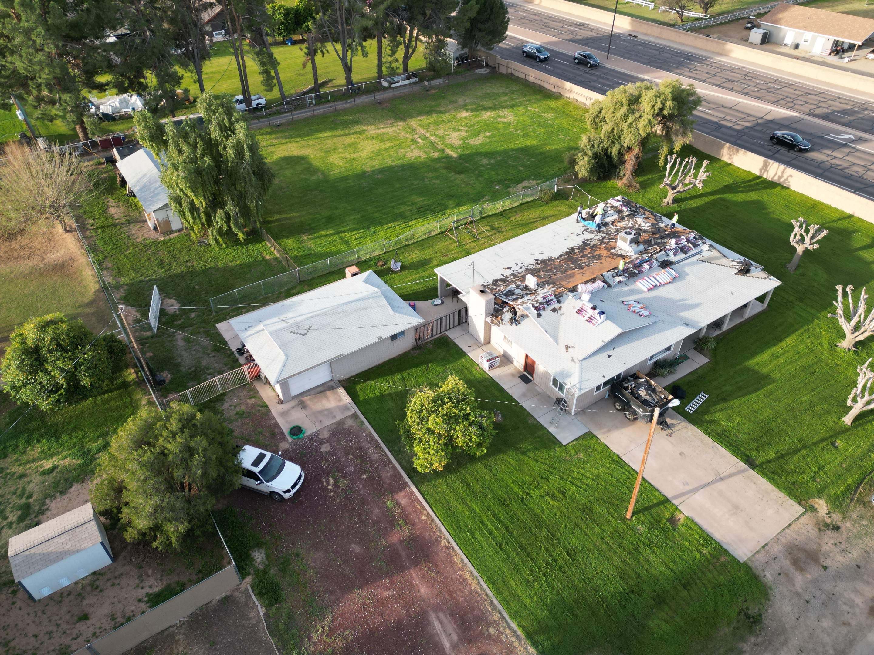 Bruce's Full Re-Roof & Shed by All Storm Roofing & Construction