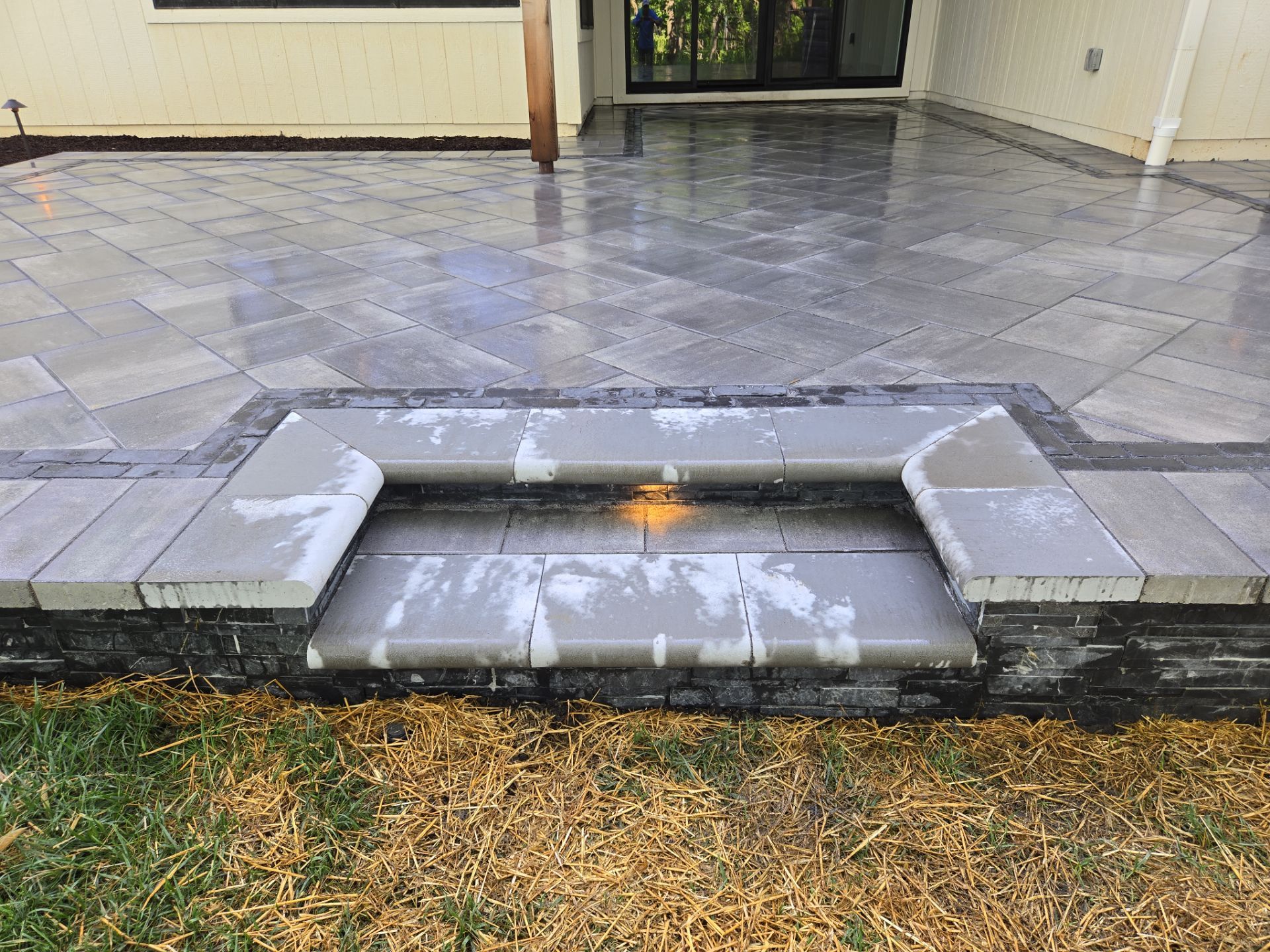 Beacon Hill Paver Patio by LAND ESCAPES LLC
