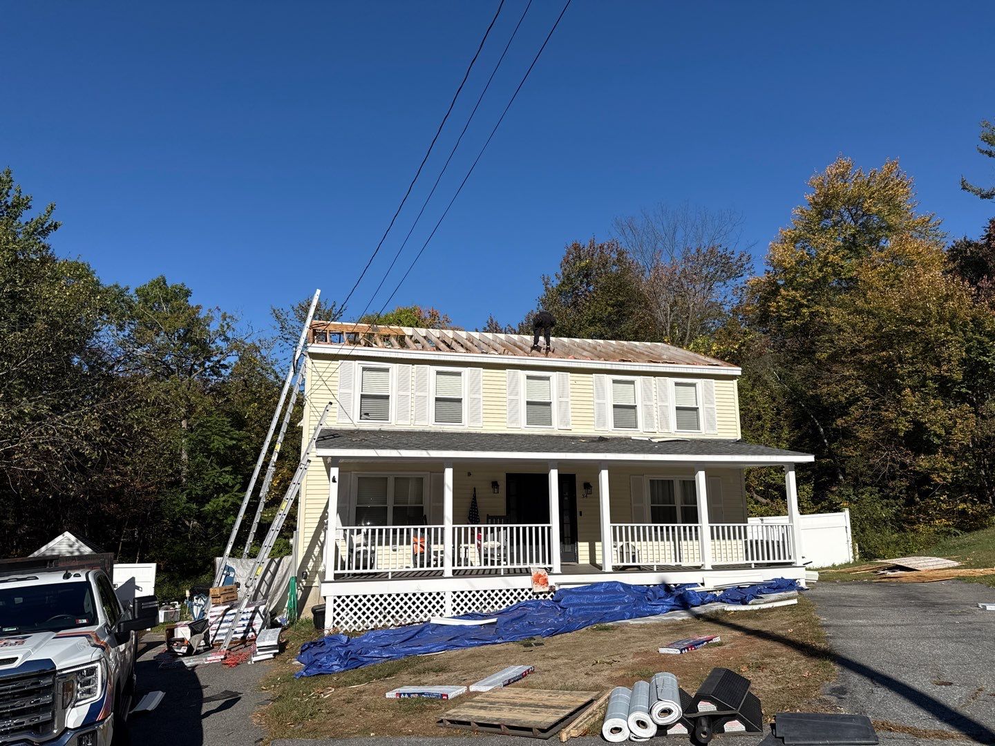 Full Roof Replacement with New Plywood Decking & Gutter Installation by Sensible Home Solutions