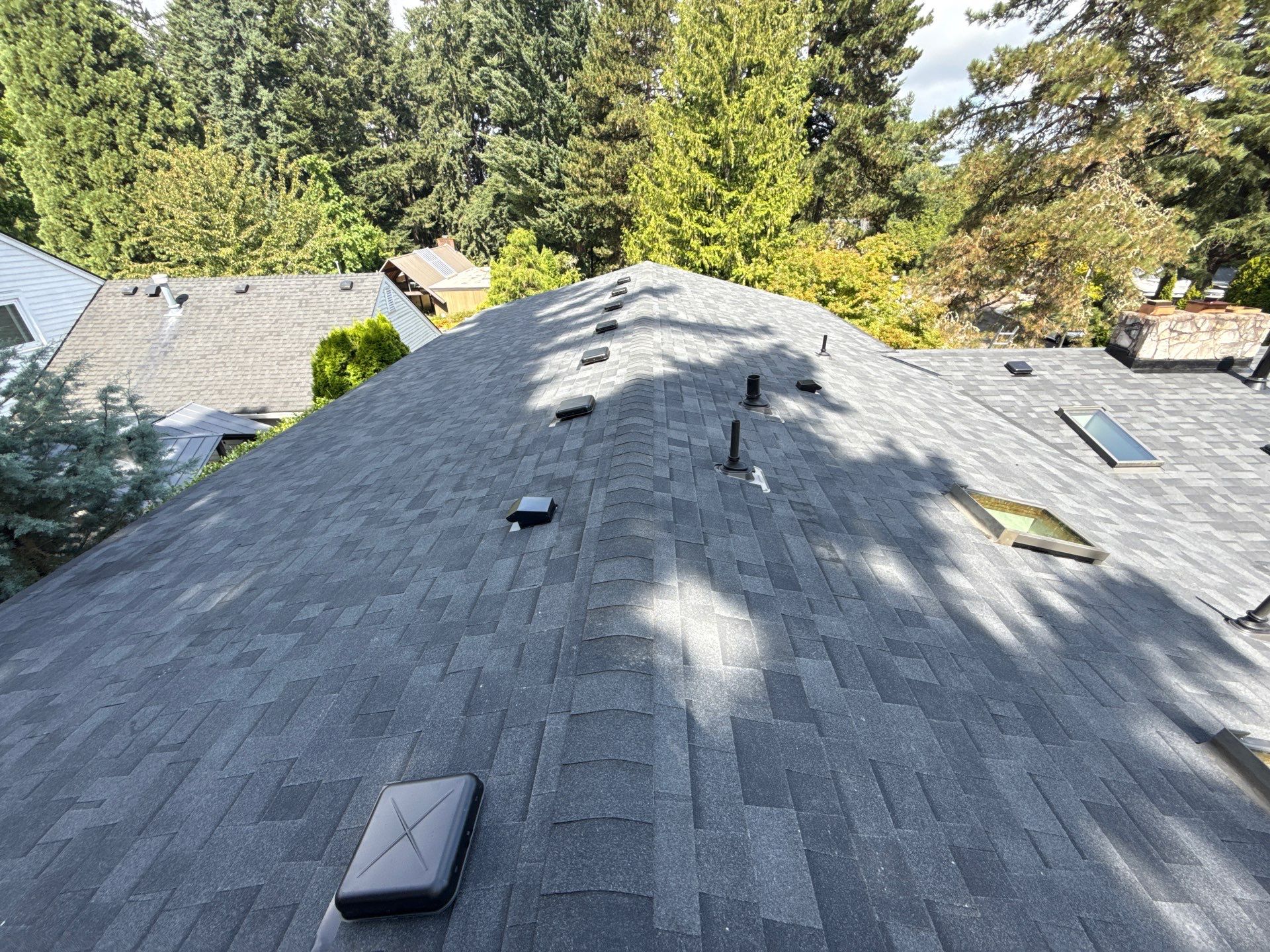 Project in Lake Oswego by Tom Leach Roofing
