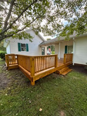 Wood Deck using Wood Sealant