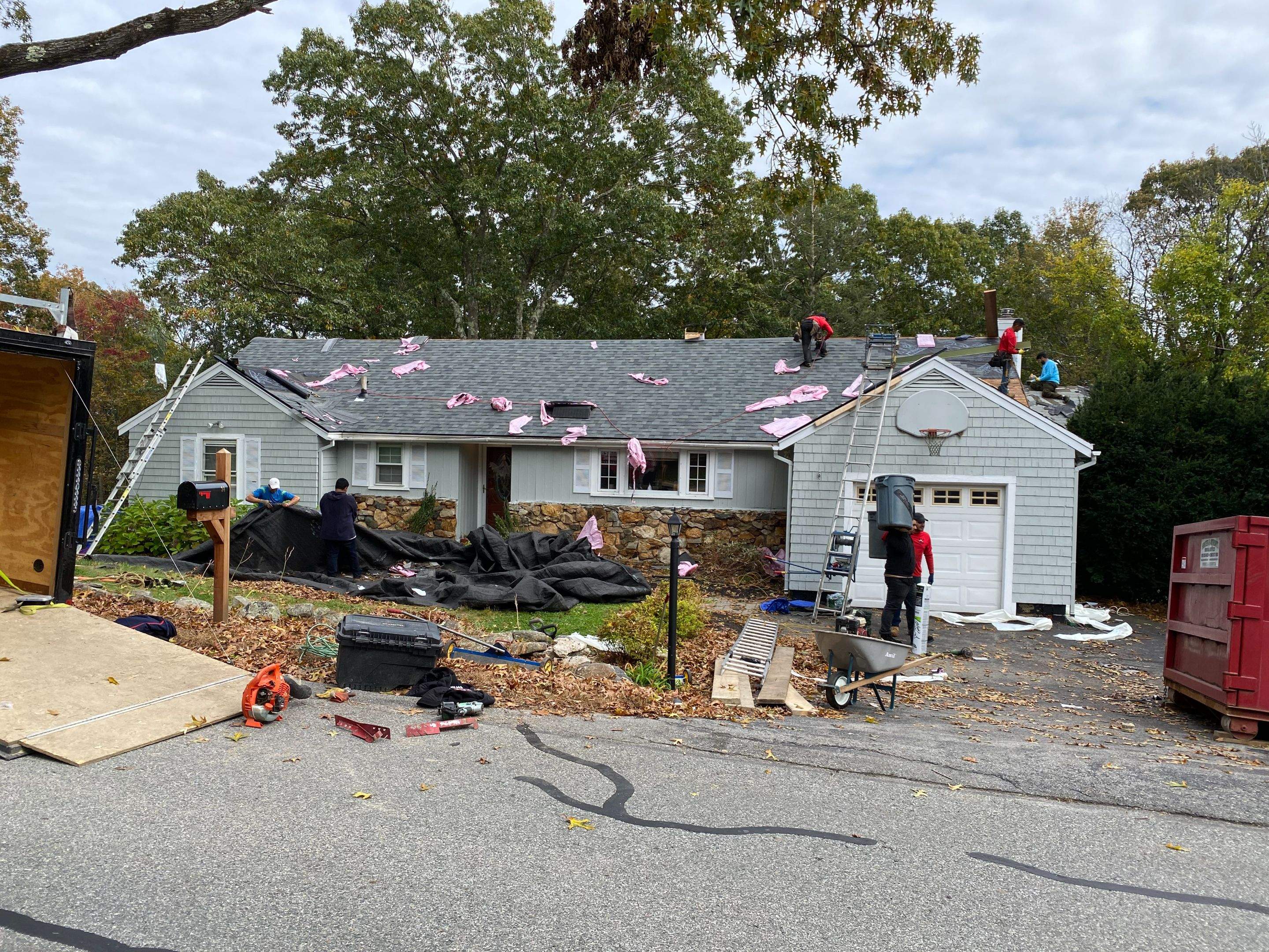 Roof Replacement + New Gutters & Guards — Chelmsford, MA by Mighty Dog Roofing of Greater Middlesex County