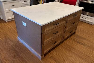 Schertz Kitchen Remodel with Two-Tone Cabinets and Quartz Countertops