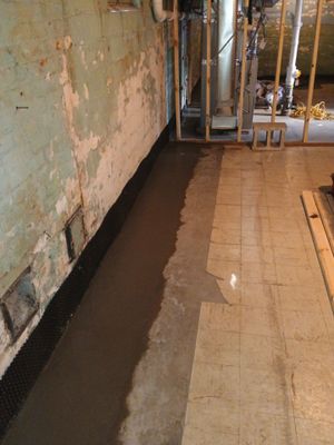 Interior Drain Tile for a South Minneapolis Basement