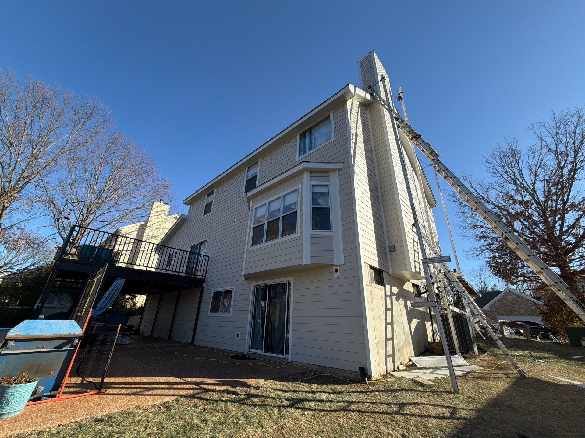 Project in St. Louis by Acute Roofing And Exteriors 