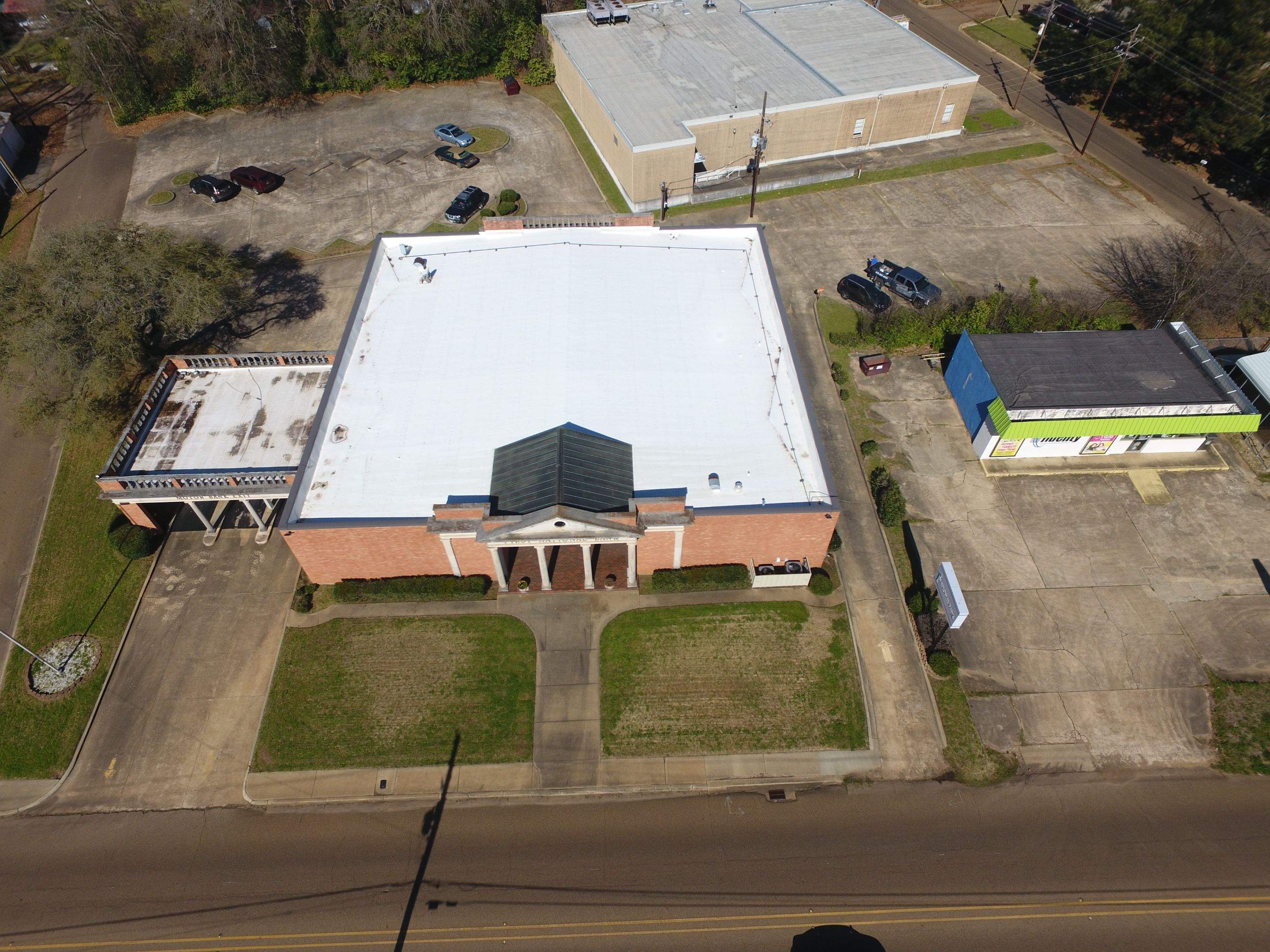 Commercial Roofing Installation using 50 mil PVC by Hostetler Roofing