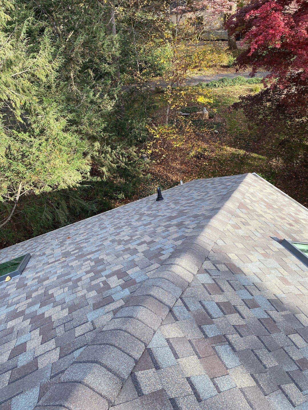 Install new shingles and new skylights  by Alpha Design Services