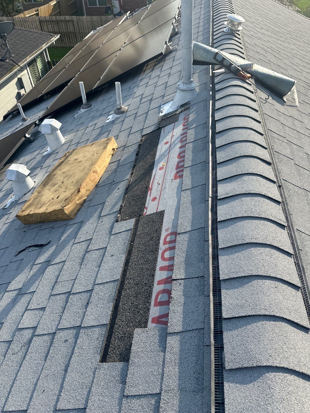 Hail Damage using Owen's Corning Duration (Lifetime) Shingles by Roof Repair Company