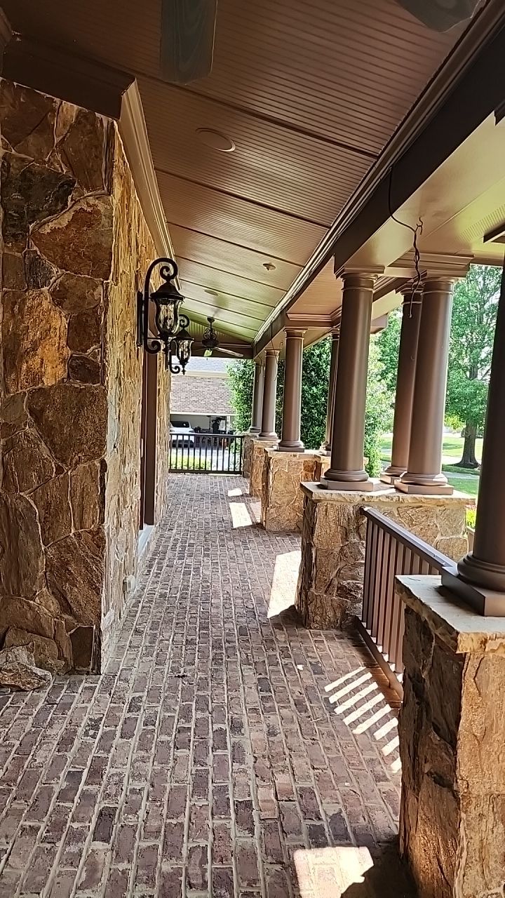 concrete Clean using cleaner by G&H Home Tech Pros LLC