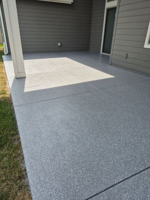 Patio Transformation using Turquoise Hybrid