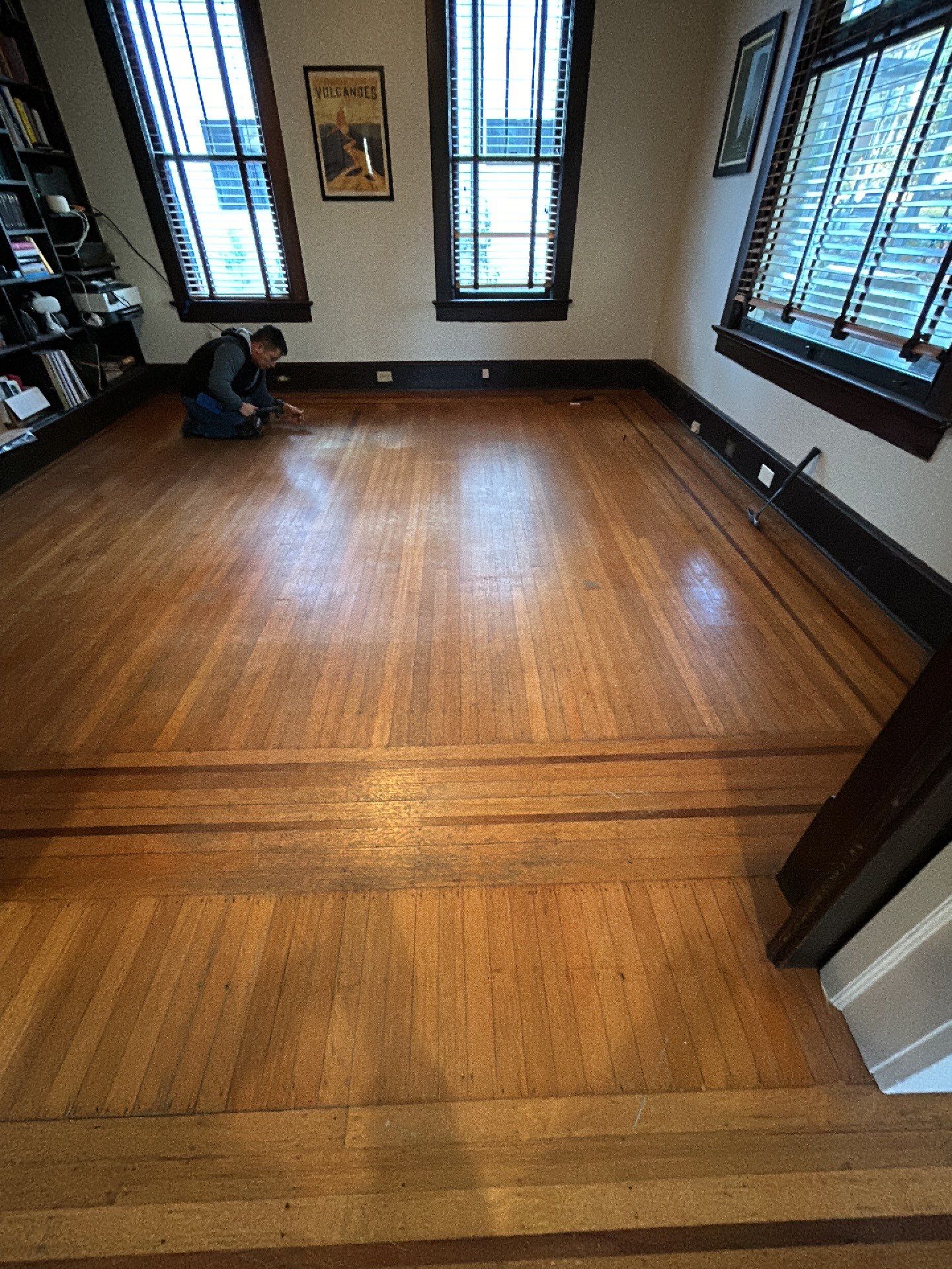 115 year old house - Oak refinish by Footprints Floors of East Atlanta