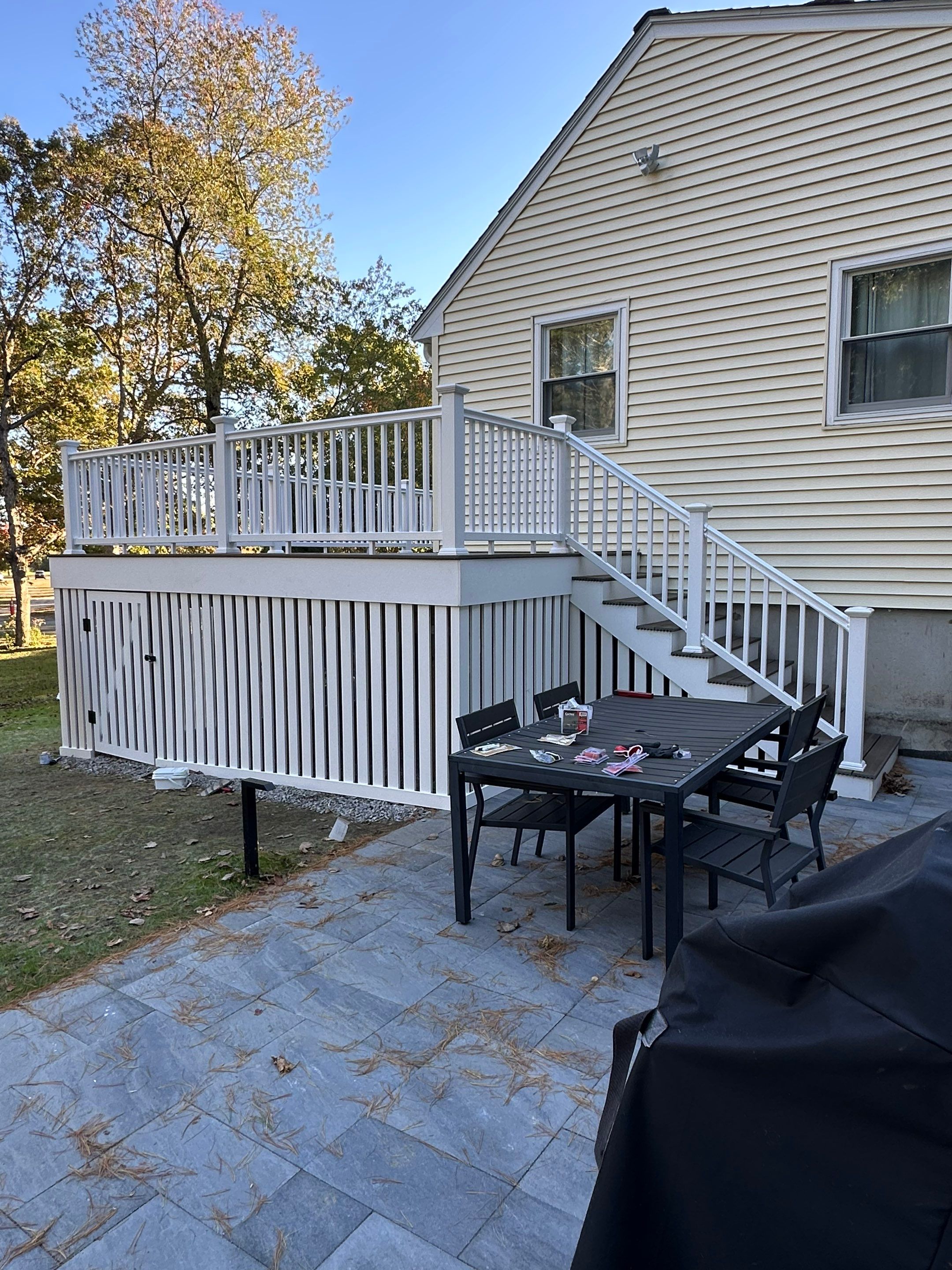 New Deck buit in Medfield MA by UBrothers Construction