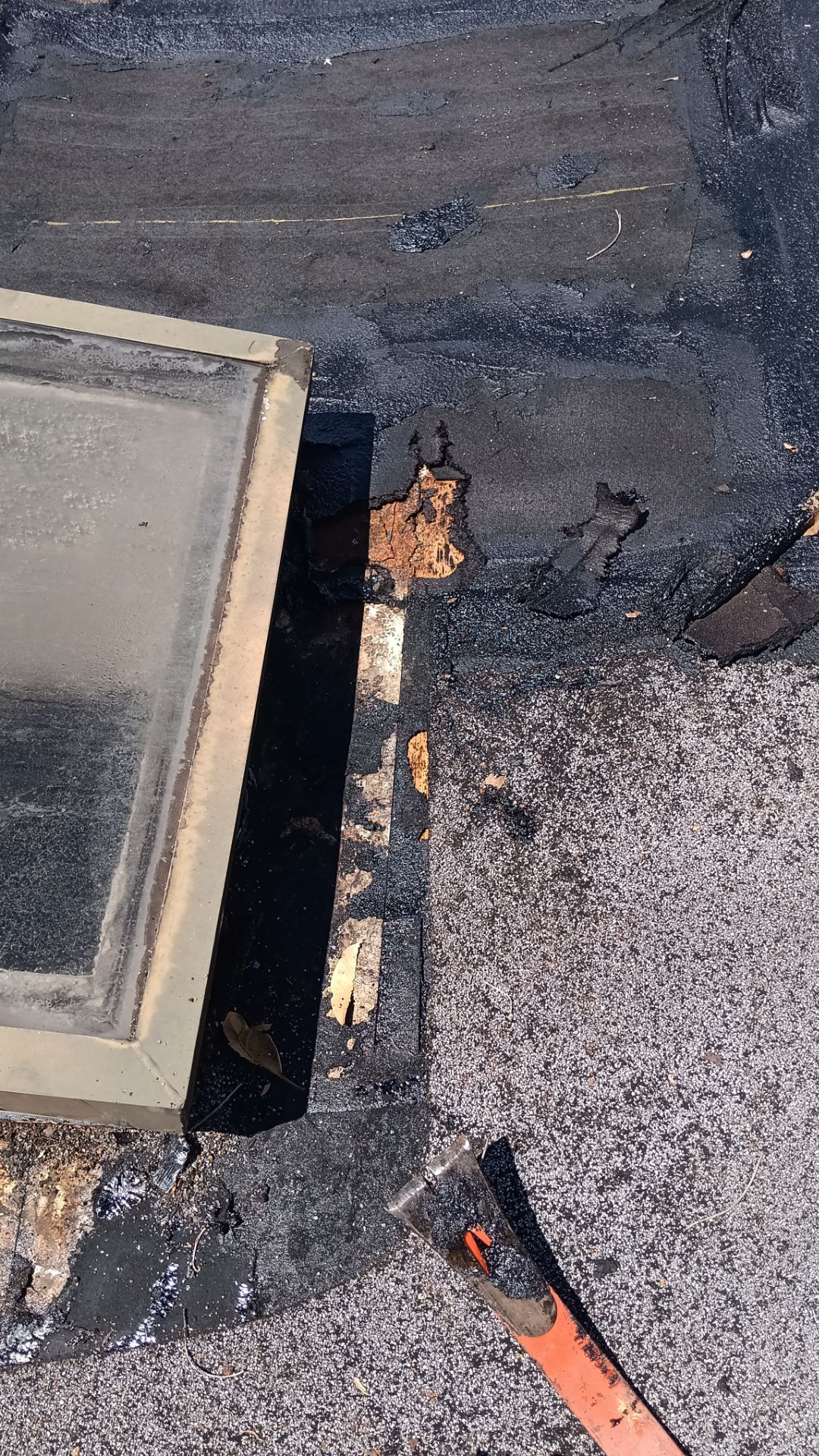 REPLACE NON APPROVED SKYLIGHT ALONG WITH CLOGED GUTTER by Morton Roofing, Inc.