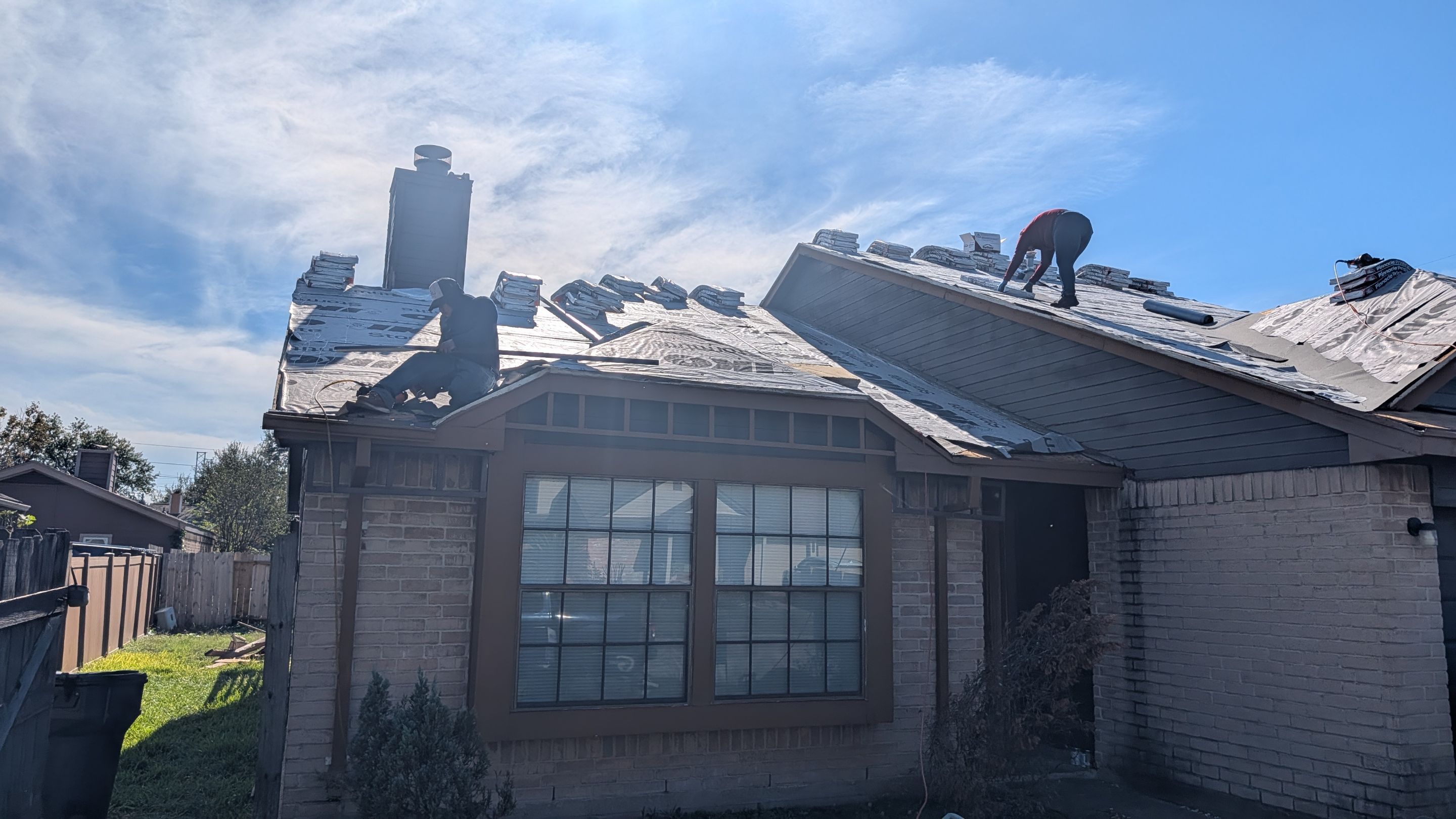 Project in Houston by Roof Guard And Construction