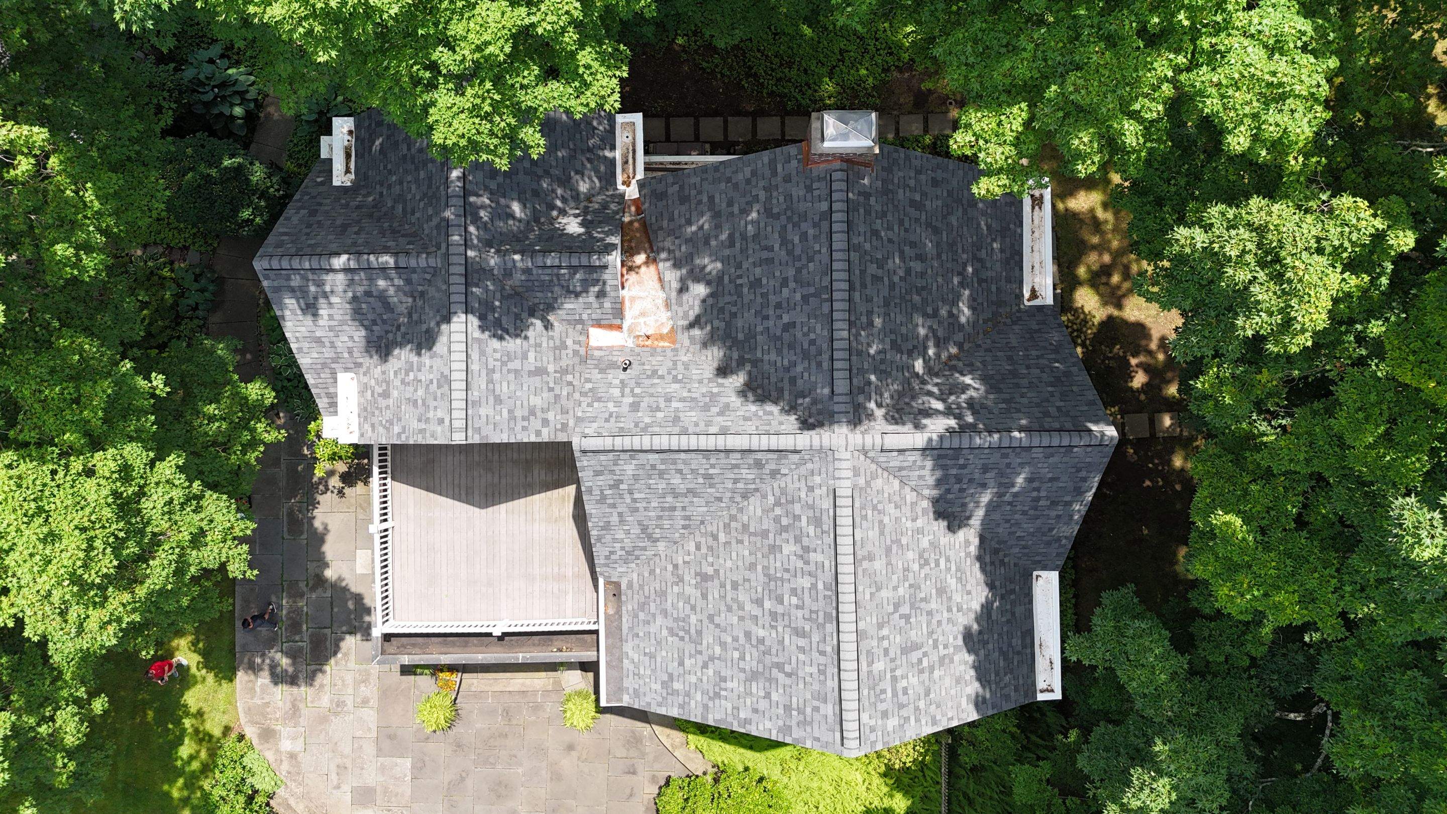 Project in Cortlandt by The Energy Efficient Roofer & George's Seamless Gutters