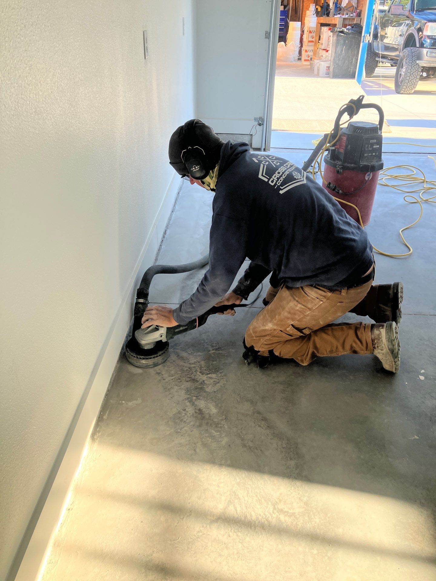 Garage in Domino by Cross Creek Concrete Coatings