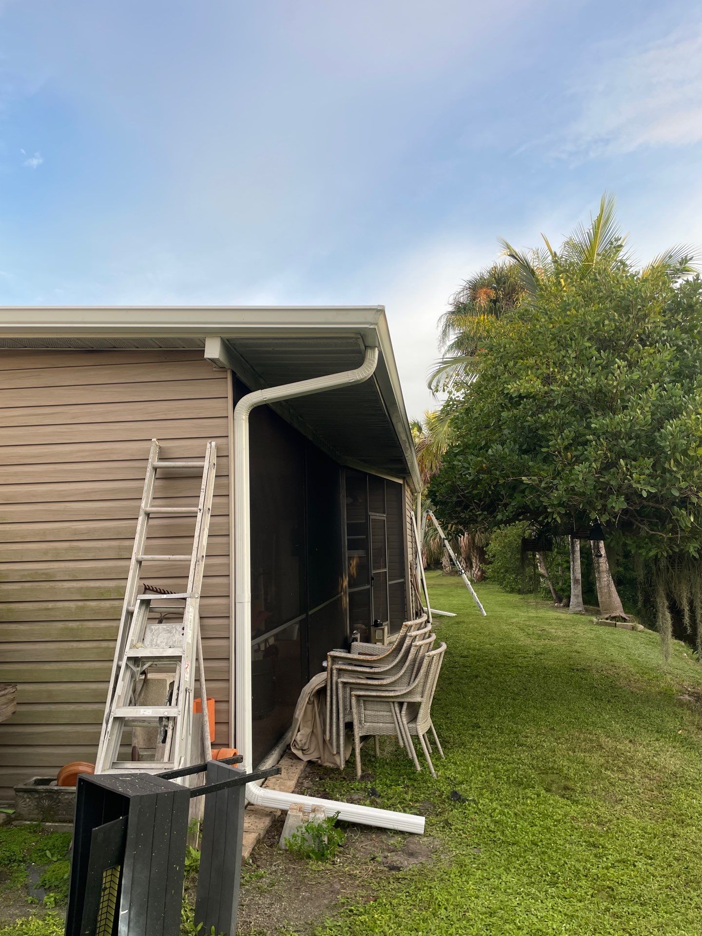 Custom 7-Inch Aluminum Gutters in Fort Myers FL by Gutter Professors