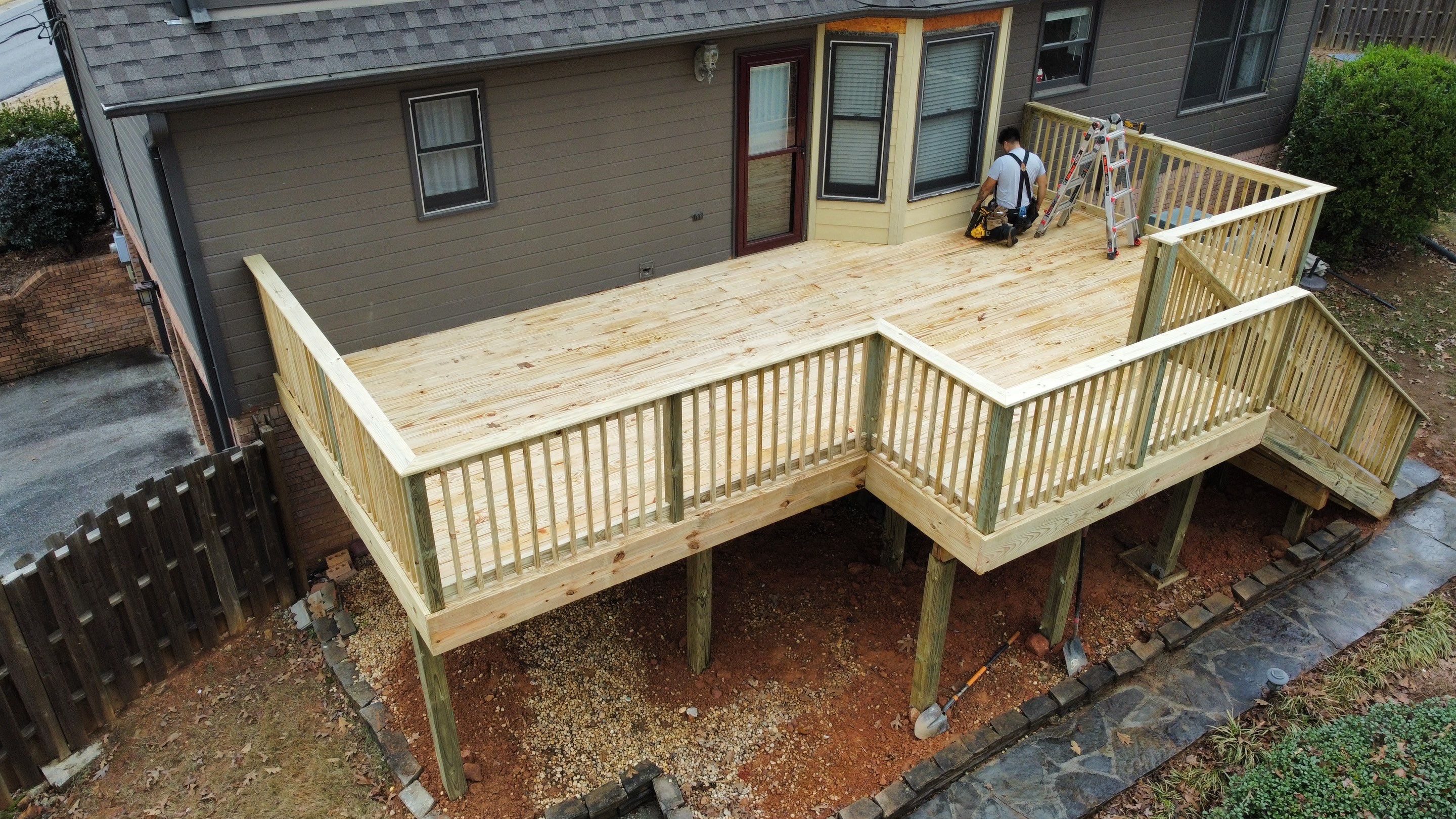 Russet Woods - Deck by Pillar and Pine