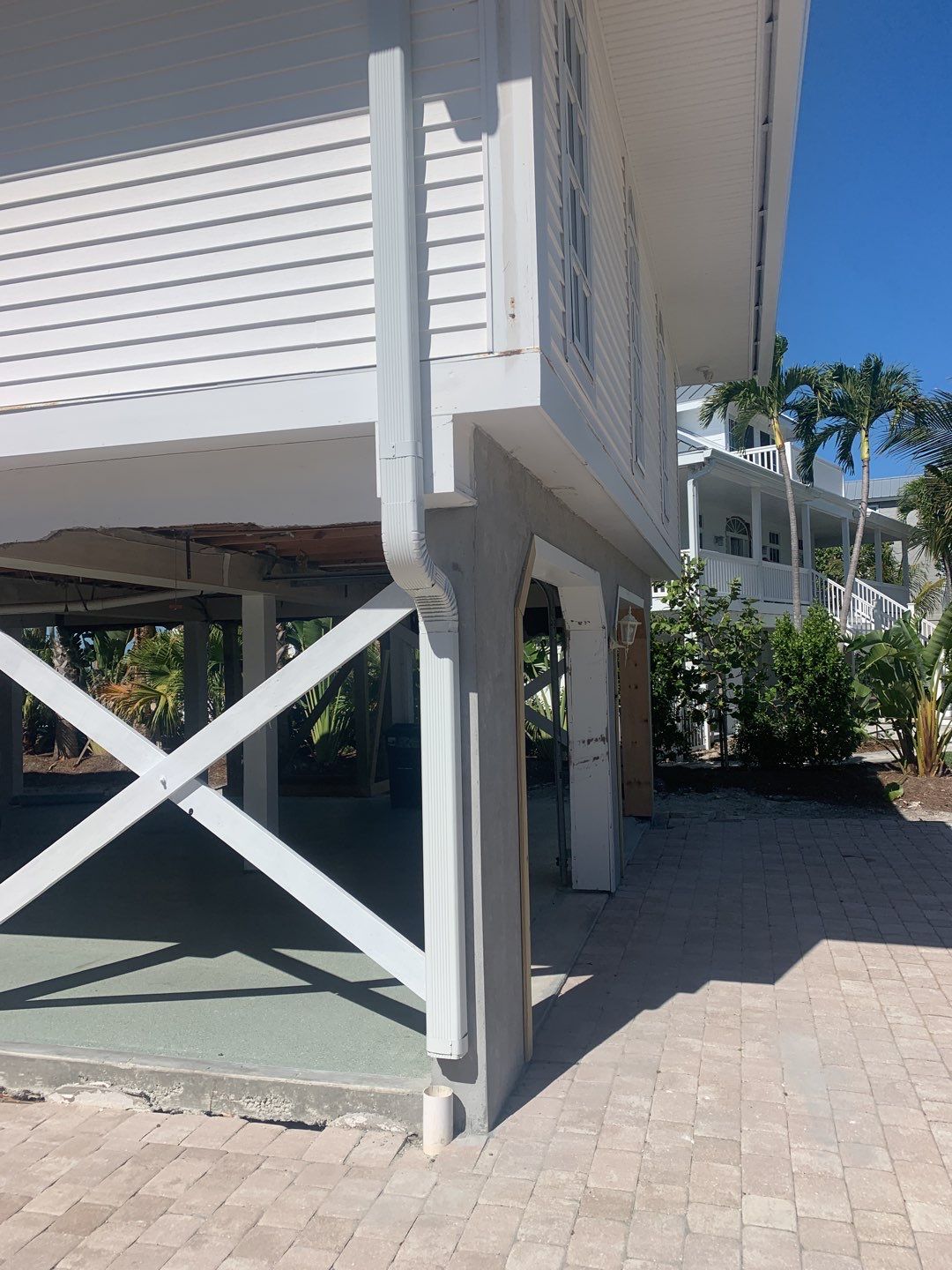Downspout Installation using Downspout Extension in Sanibel FL by Gutter Professors