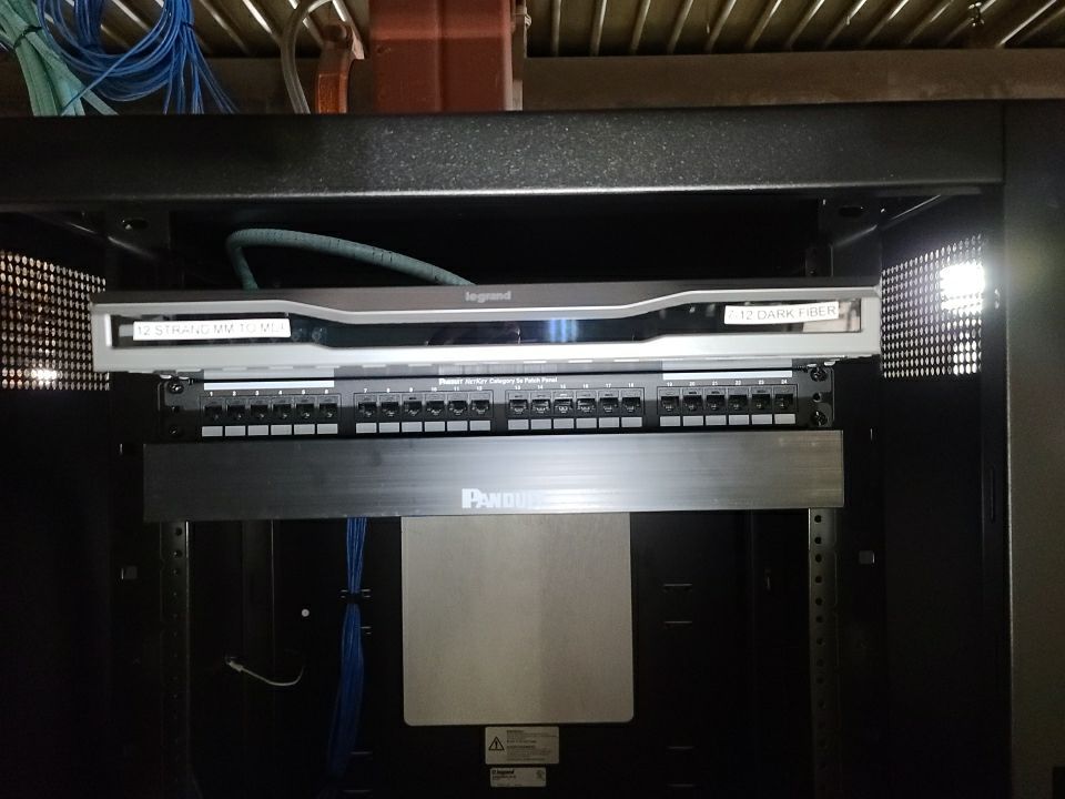 Structure Cable Installation using Cat 6 Cabling & Fiber  by Firmament Solutions