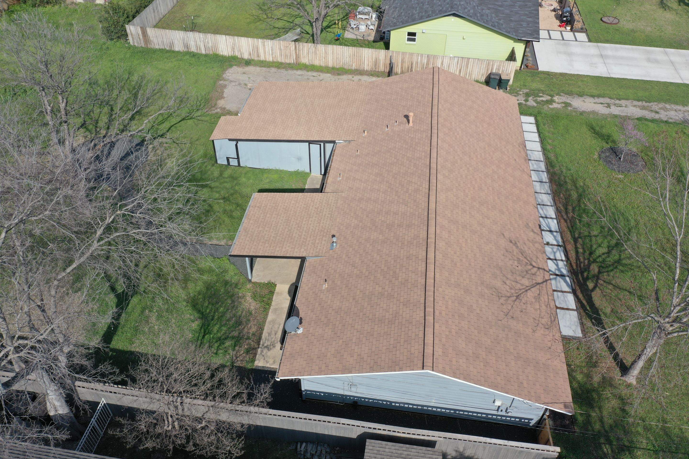 Residential Roof Replacement using GAF - HDZ - Charcoal by Action Exteriors Austin