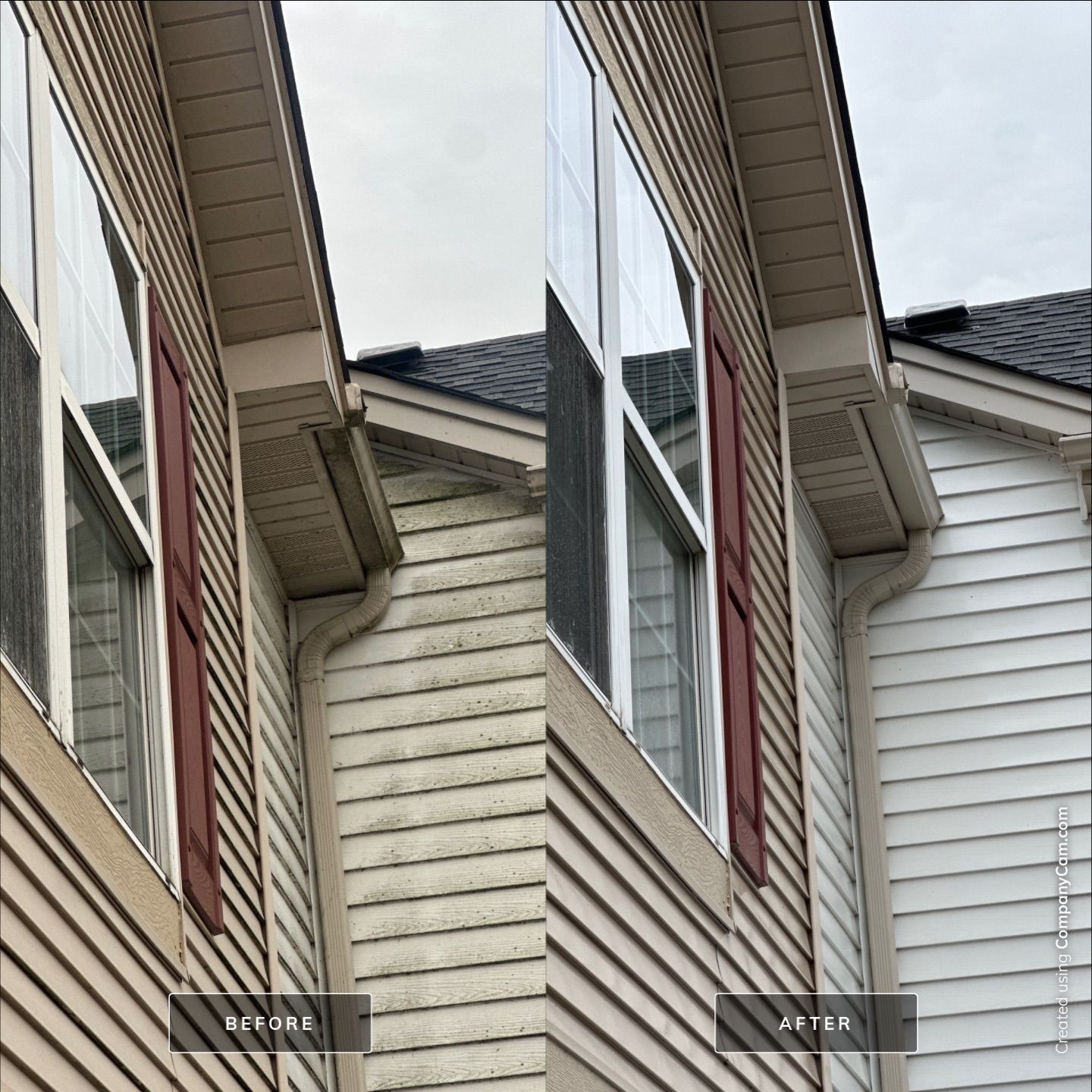 Project in Wonder Lake by Simmons Power & Soft Washing