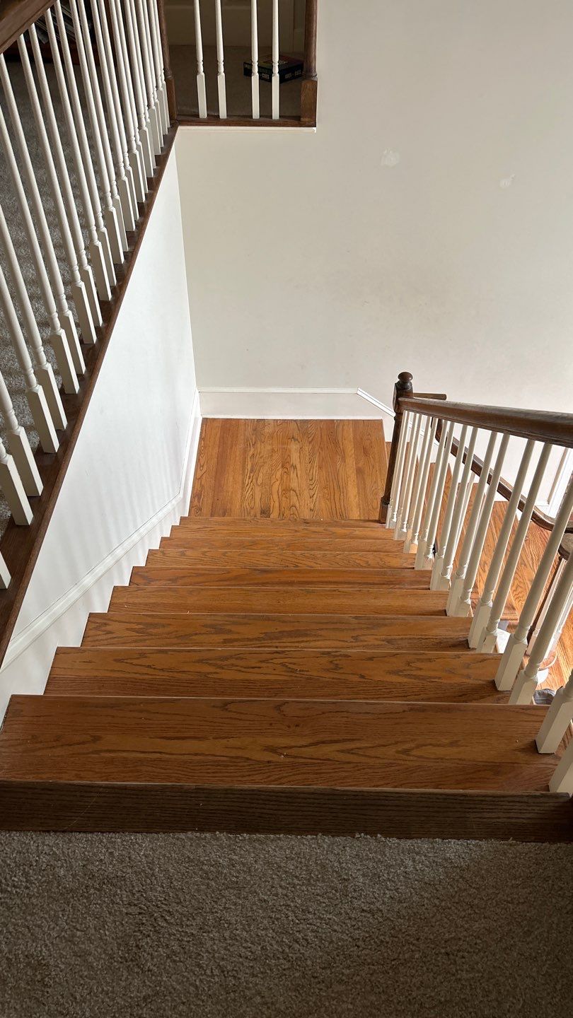 Stair Installation and Refinish by Footprints Floors of Nashville