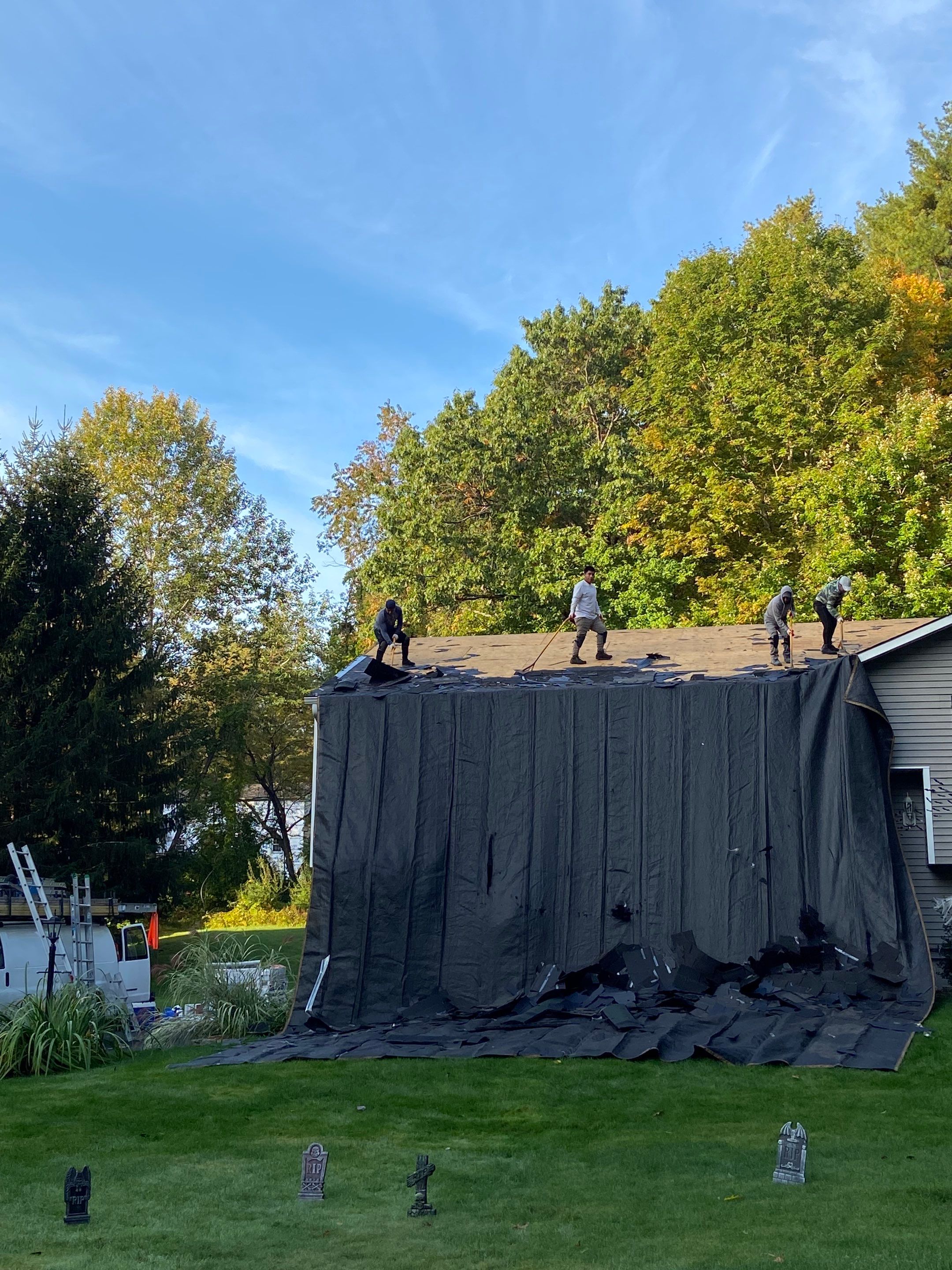 Residential Roofing Installation using GAF Timberline HDZ by Sensible Home Solutions