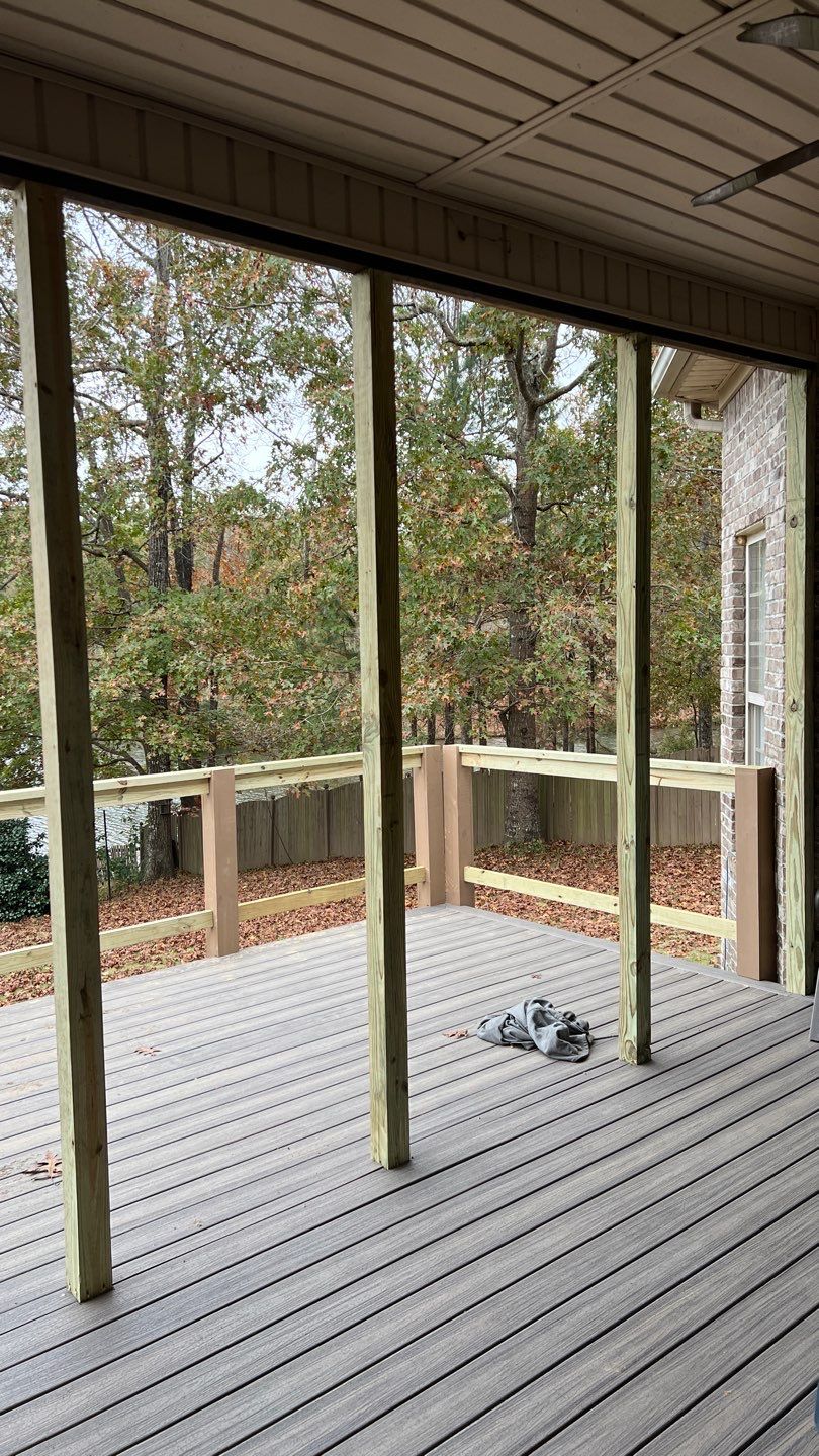 Timber Lake - Deck / Screened Porch by Pillar and Pine